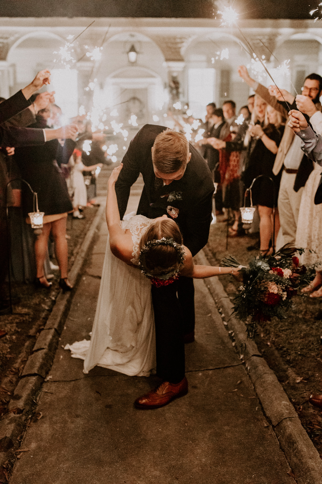 A Moody, Romantic Winter Wedding at Maison Lafitte | Mandeville, Louisiana | Gabrielle Hail Photography