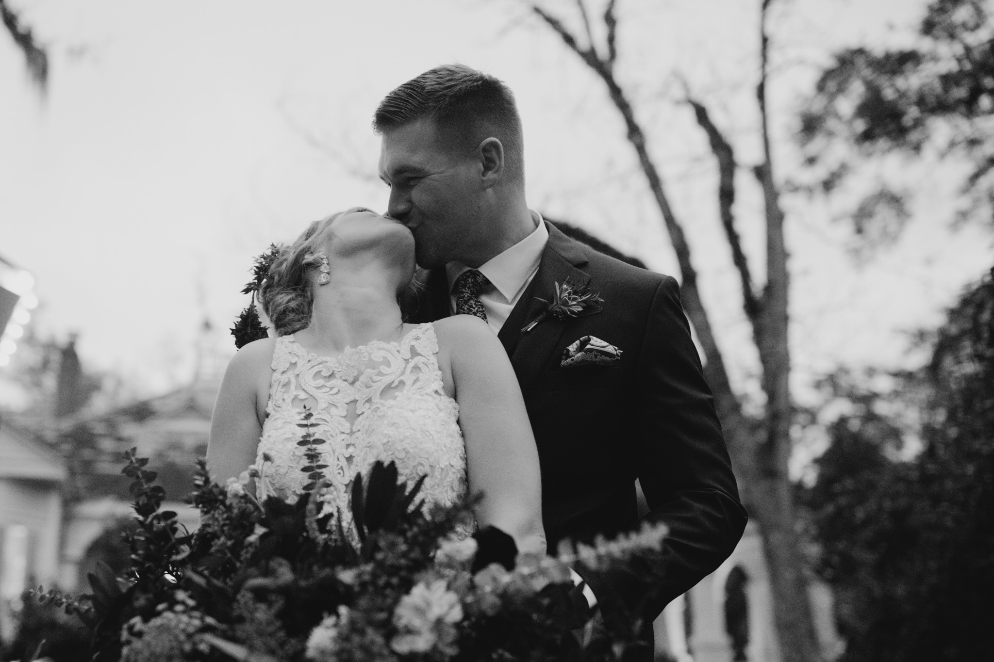 A Moody, Romantic Winter Wedding at Maison Lafitte | Mandeville, Louisiana | Gabrielle Hail Photography