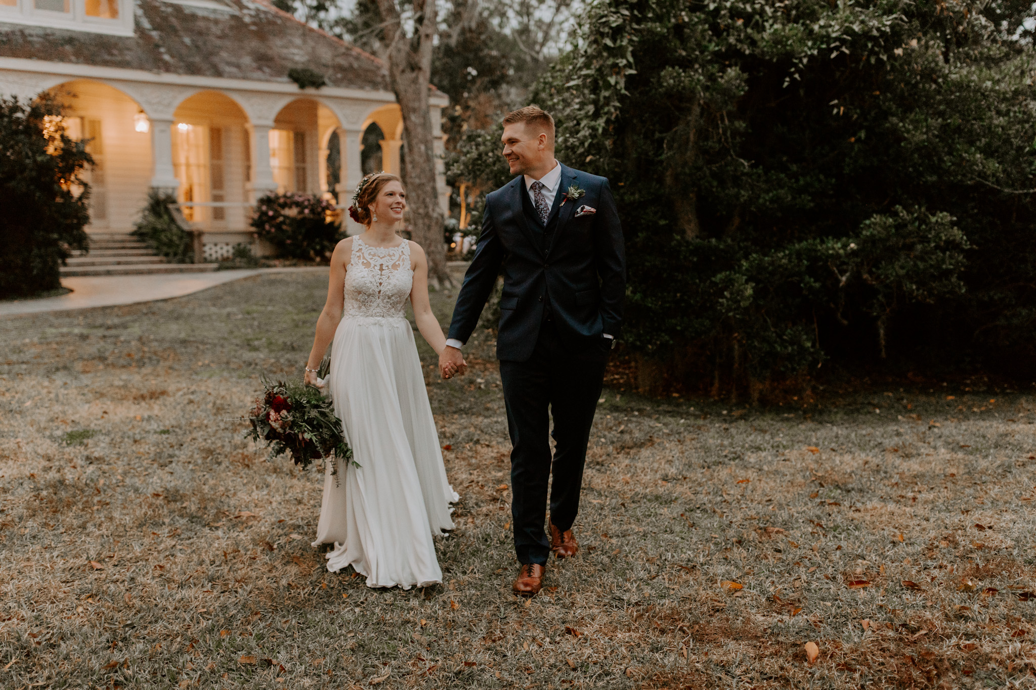 A Moody, Romantic Winter Wedding at Maison Lafitte | Mandeville, Louisiana | Gabrielle Hail Photography