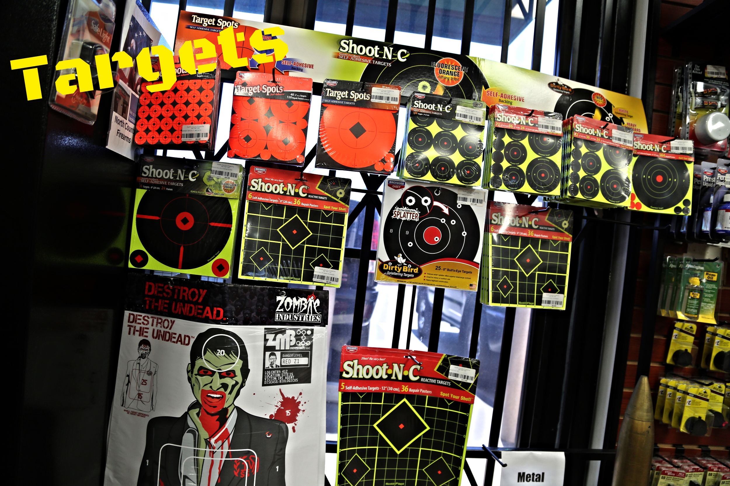If you are in need of targets for your next shooting trip, be sure to stop by and grab some Shoot-N-C targets, Zombie targets, and many others that we have in stock!