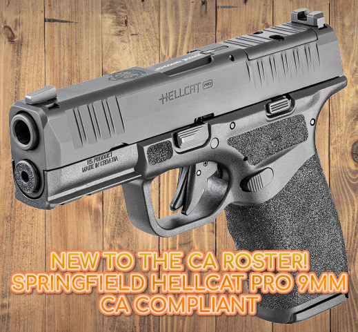 NEW TO THE CA ROSTER: SPRINGFIELD HELLCAT PRO 9MM!