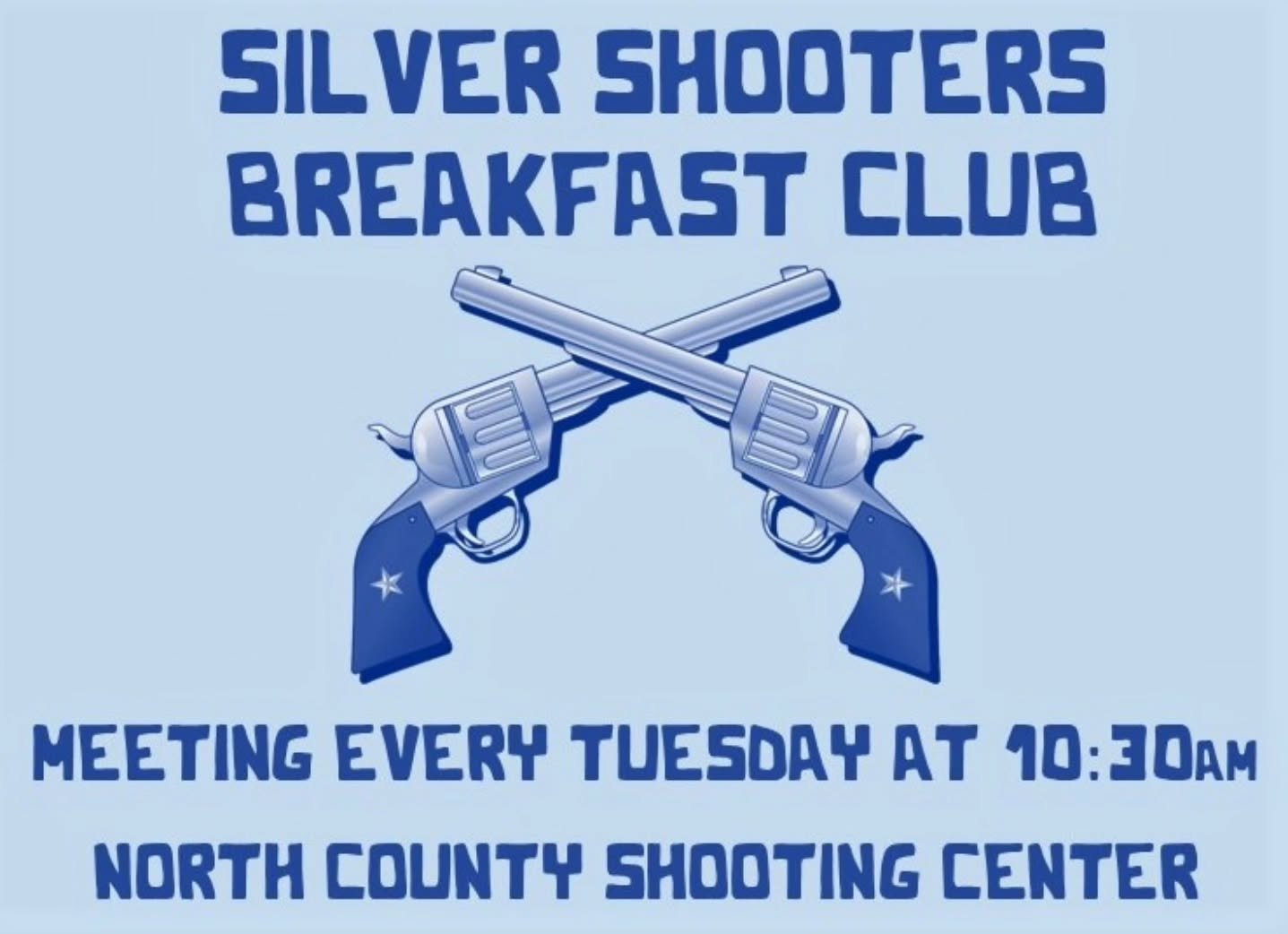 Silver Shooter&rsquo;s Breakfast Club tomorrow morning at 10:30am! 🩶🎯

#Training #Tuesday #RangeTime #SanDiego