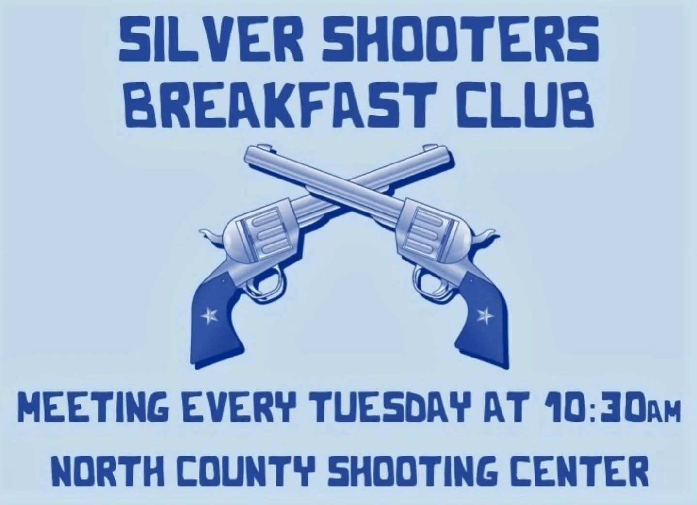 Silver Shooter&rsquo;s Breakfast Club tomorrow morning at 10:30am! 🩶🎯

#Training #Tuesday #RangeTime #SanDiego