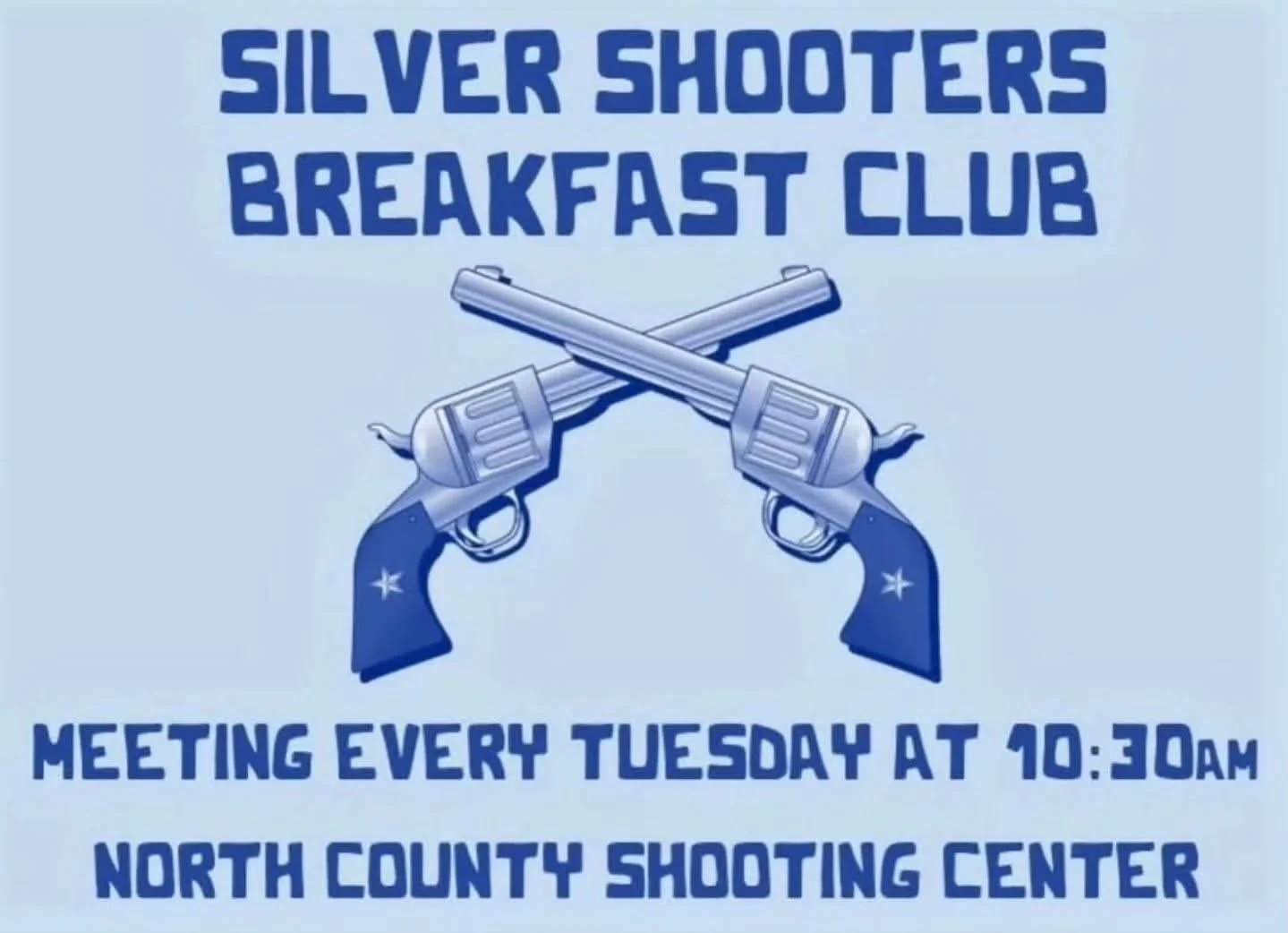 Silver Shooter&rsquo;s Breakfast Club tomorrow morning at 10:30am! 🩶🎯

#Training #Tuesday #RangeTime #SanDiego