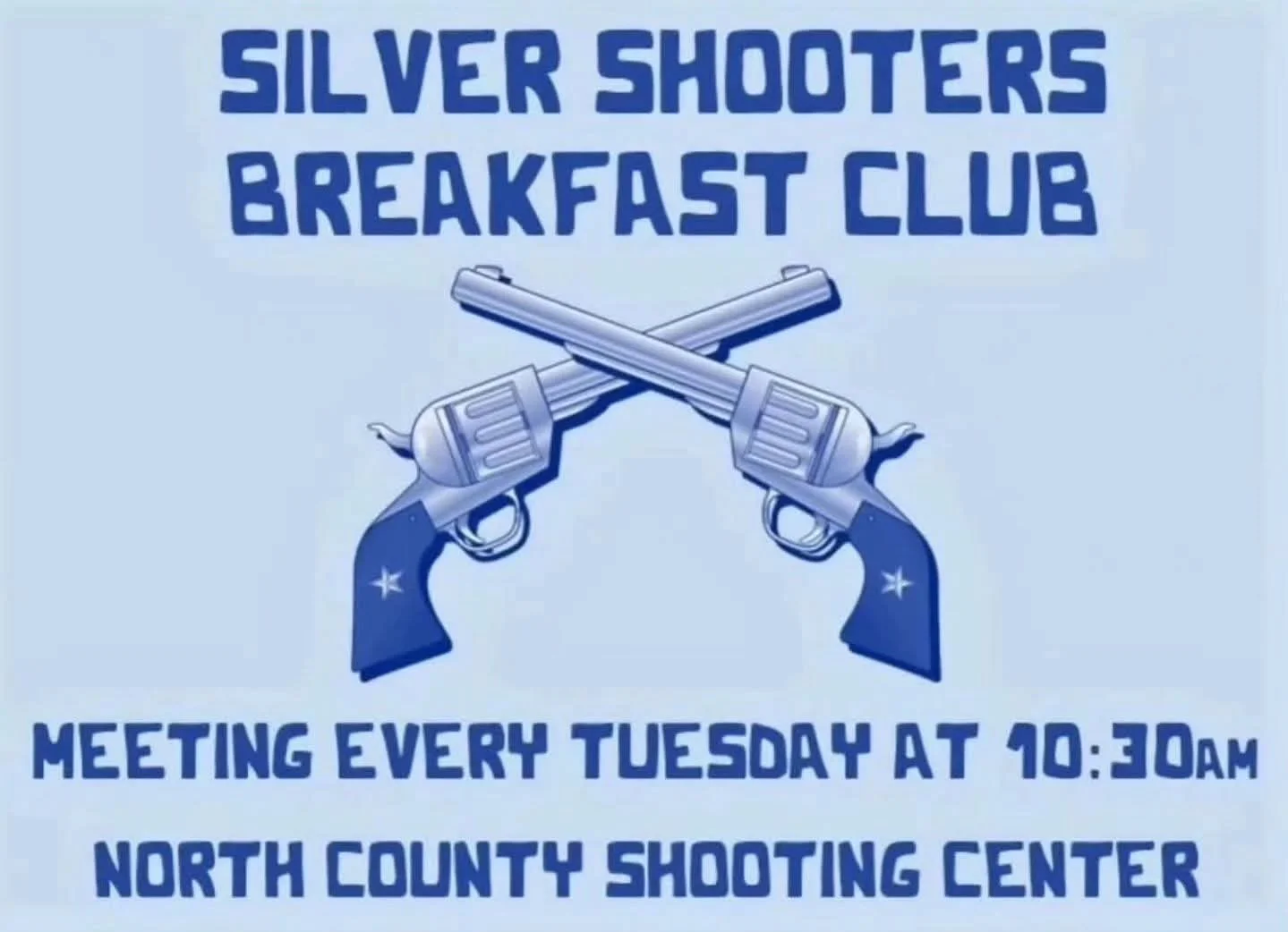 Silver Shooter&rsquo;s Breakfast Club tomorrow morning at 10:30am! 🩶🎯

#Training #Tuesday #RangeTime #SanDiego