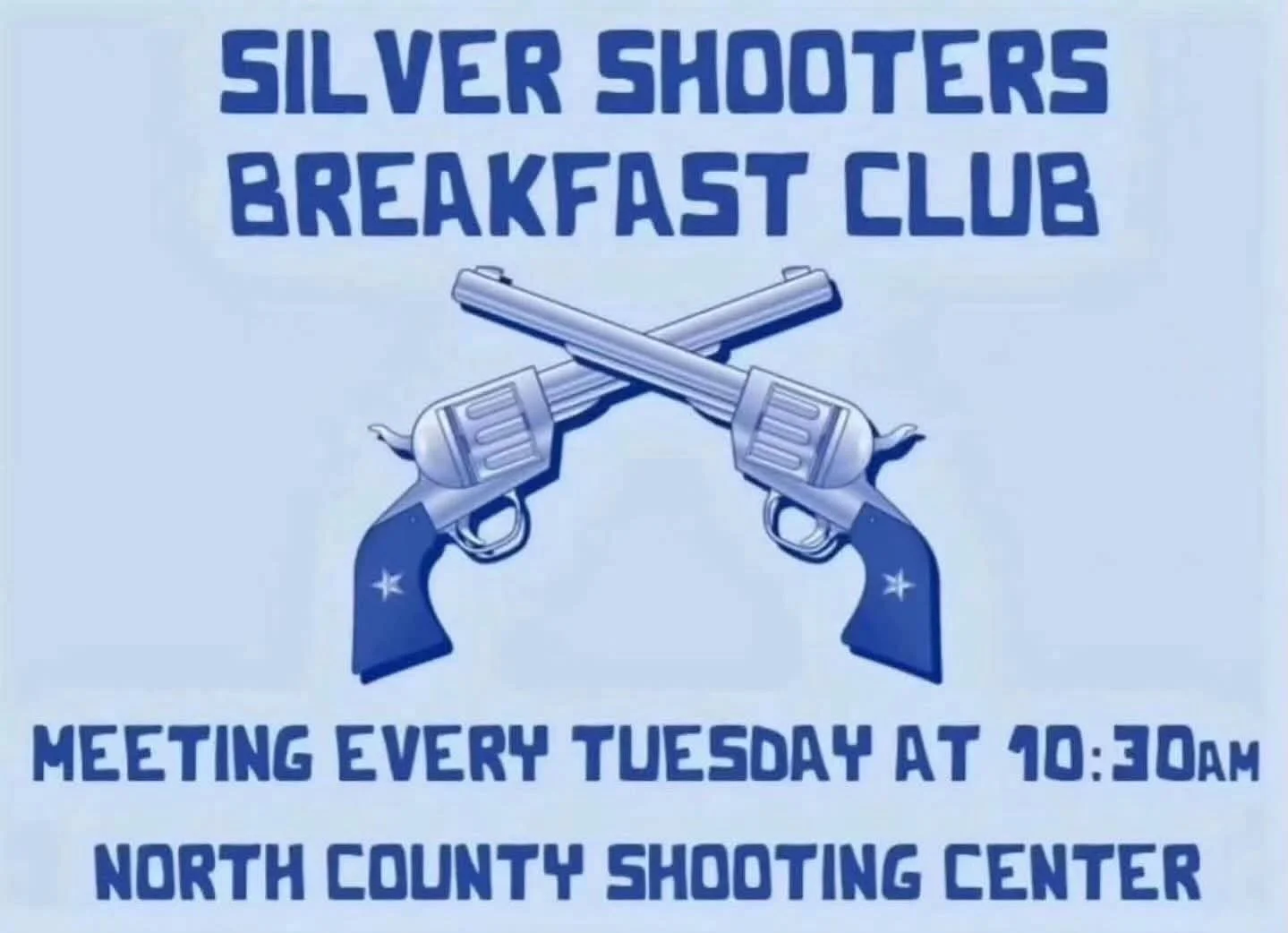 Silver Shooter&rsquo;s Breakfast Club tomorrow morning at 10:30am! 🩶🎯

#Training #Tuesday #RangeTime #SanDiego #Sports