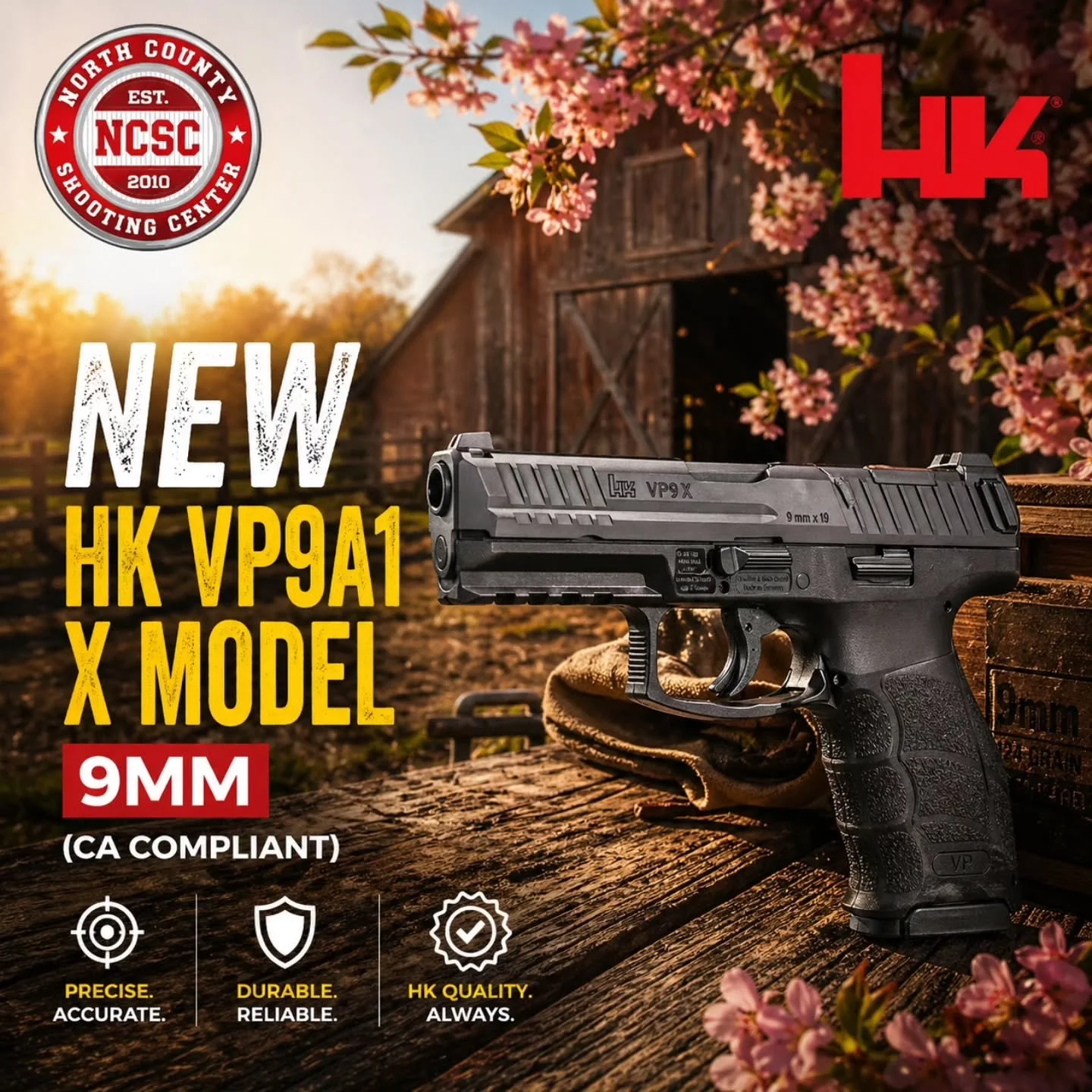 The new HK VP9A1 X Model is 🔥. 

☎️ 760.798.7300

@hecklerandkoch @hkshooting #HK #HecklerandKoch #VP9