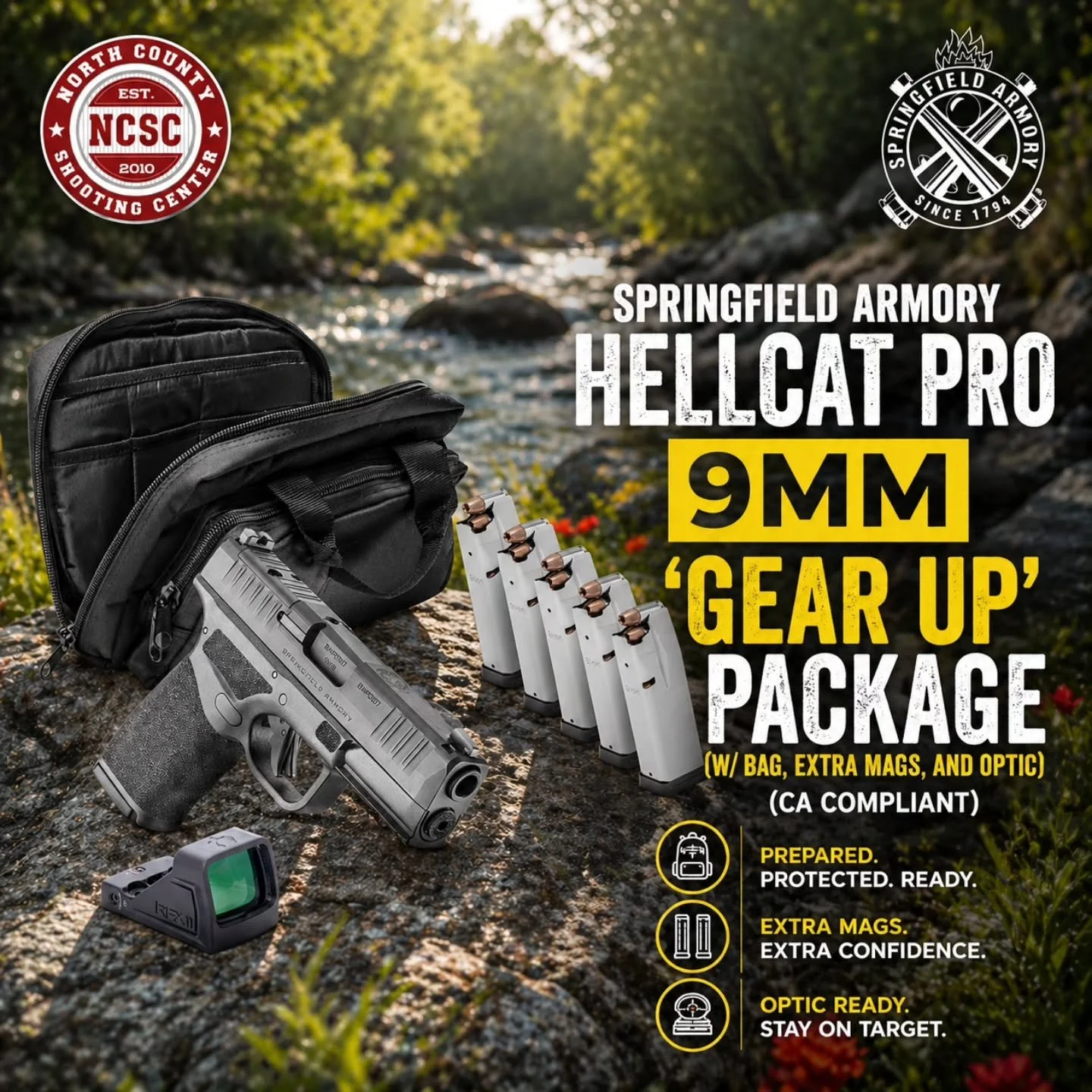 🐯 Gear up with the Hellcat Pro!

☎️ 760.798.7300

@springfieldarmoryinc #SpringfieldArmory #Hellcat #Gear