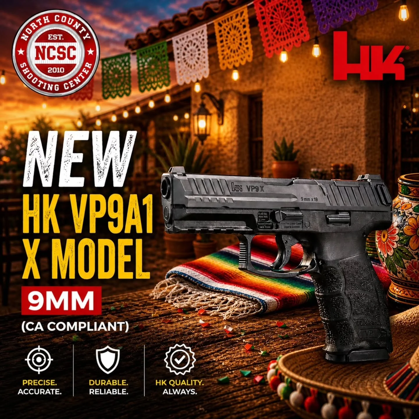 🎺 The new HK VP9A1 X Model has arrived. 

☎️ 760.798.7300
🔗 https://tinyurl.com/yhksjwmh

@hecklerandkoch @hkshooting #CincoDeMayo #HK #HecklerandKoch #VP9