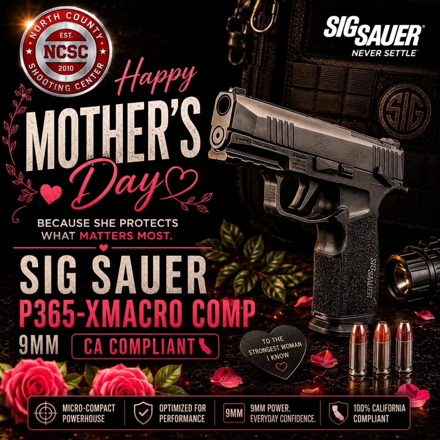💯 The SIG P365-XMacro Comp is a winning choice. 

☎️ 760.798.7300
🔗 https://tinyurl.com/yhksjwmh

@sigsauerinc @sigsauerusa #SIG #SigSauer #P365