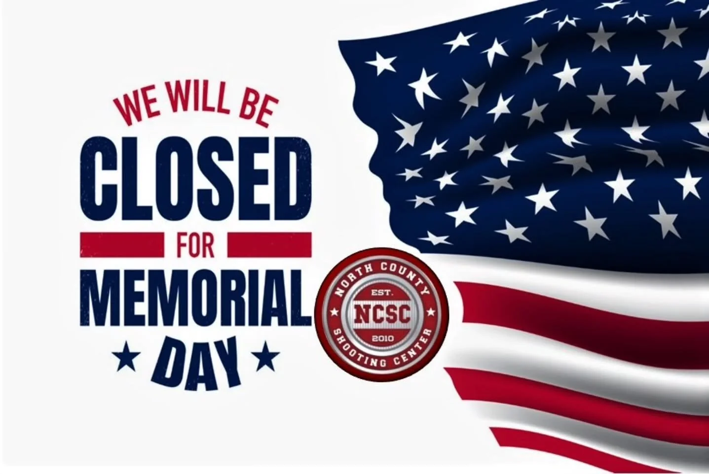 🪖 Just a reminder that we will be closed this Monday, May 25th, in honor of Memorial Day. 

#MemorialDay #Closed #Military #USA #ServiceMembers