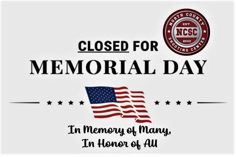 🙏 Just a reminder that we will be closed tomorrow for Memorial Day.
