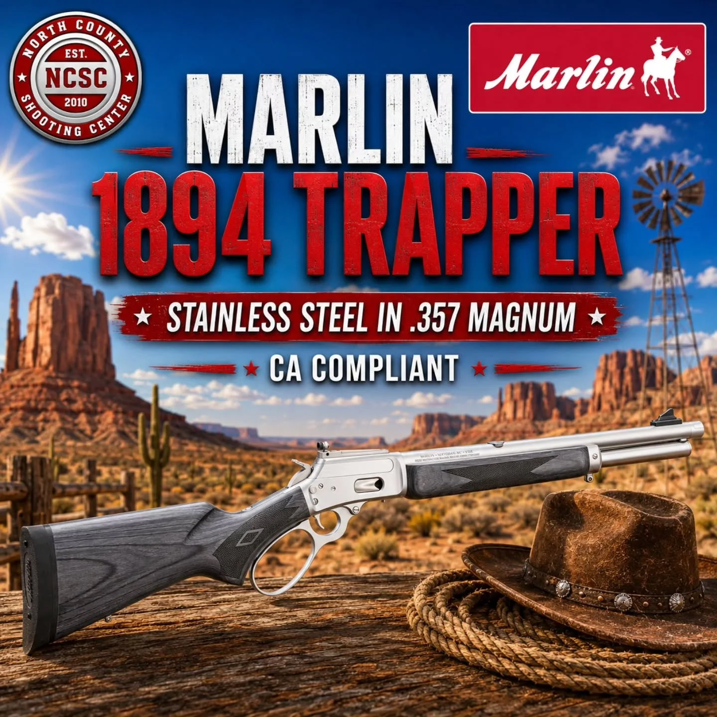 🤠 The Marlin Trapper is a beautiful lever-action! 

☎️ 760.798.7300

@marlinfirearmsofficial #Marlin #Trapper