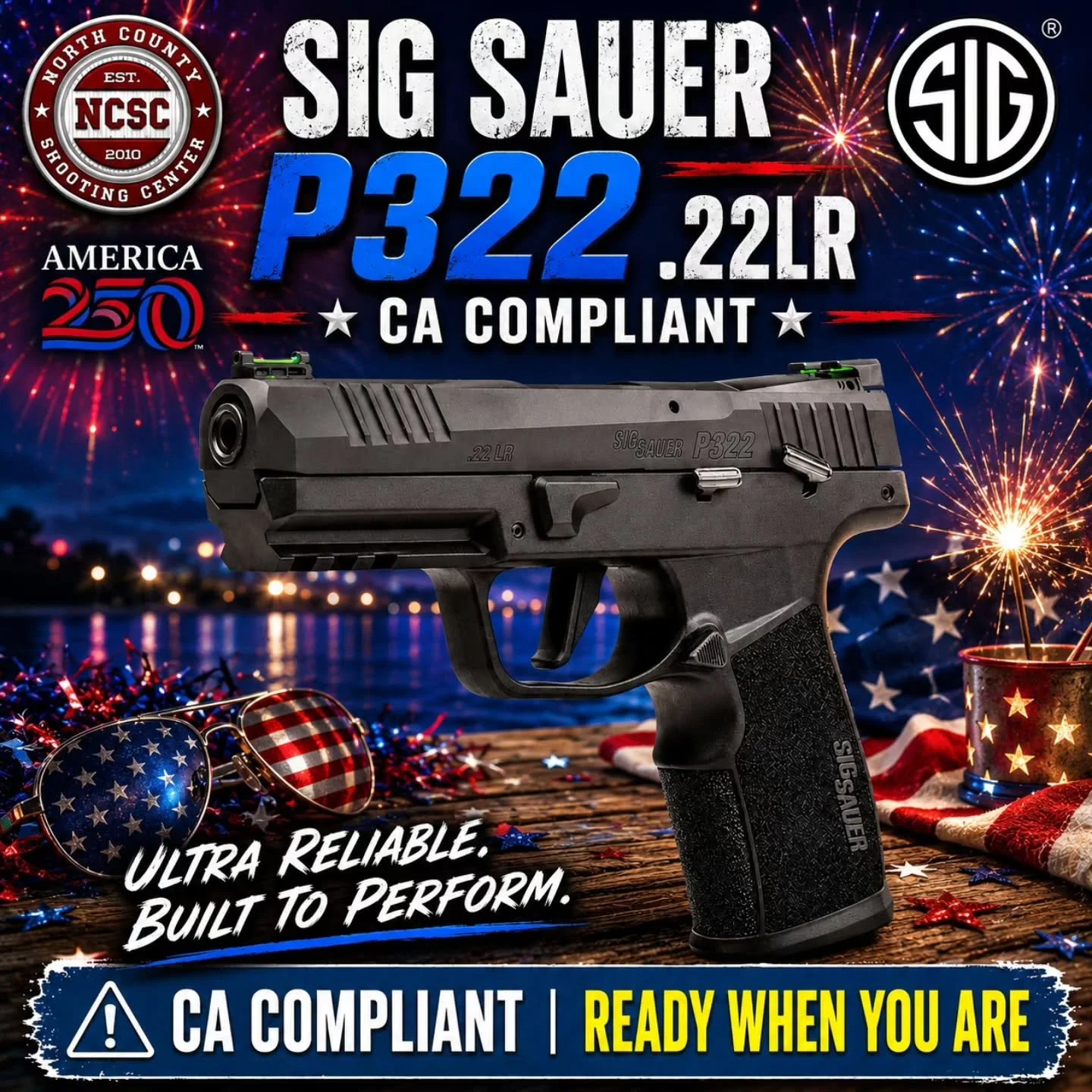 🇺🇸 The Sig Sauer P322 will be your new favorite .22! 

☎️ 760.798.7300

@sigsauerinc @sigsauerusa #SIG #SigSauer
