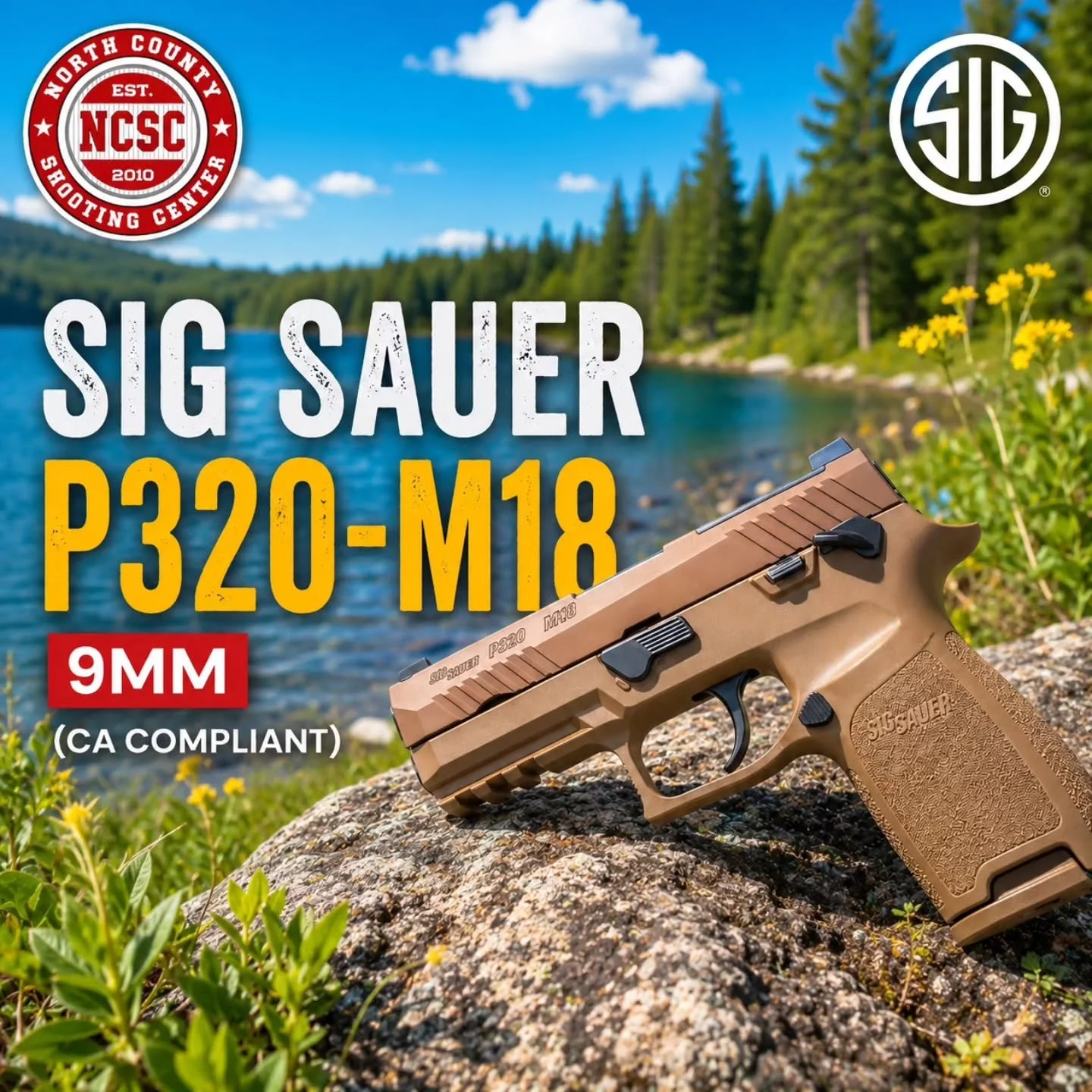 🪖 Grab the US military's latest sidearm: the SIG M18. 

☎️ 760.798.7300

@sigsauerinc @sigsauerusa #SigSauer #SIG #M18
