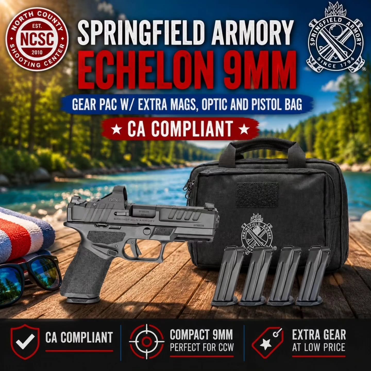 💥 Springfield Armory Echelon Gear Pacs are here! Regular and compensated versions available in both 4" and 4.5" sizes.

☎️ 760.798.7300

@springfieldarmoryinc #SpringfieldArmory #Echelon #Gear
