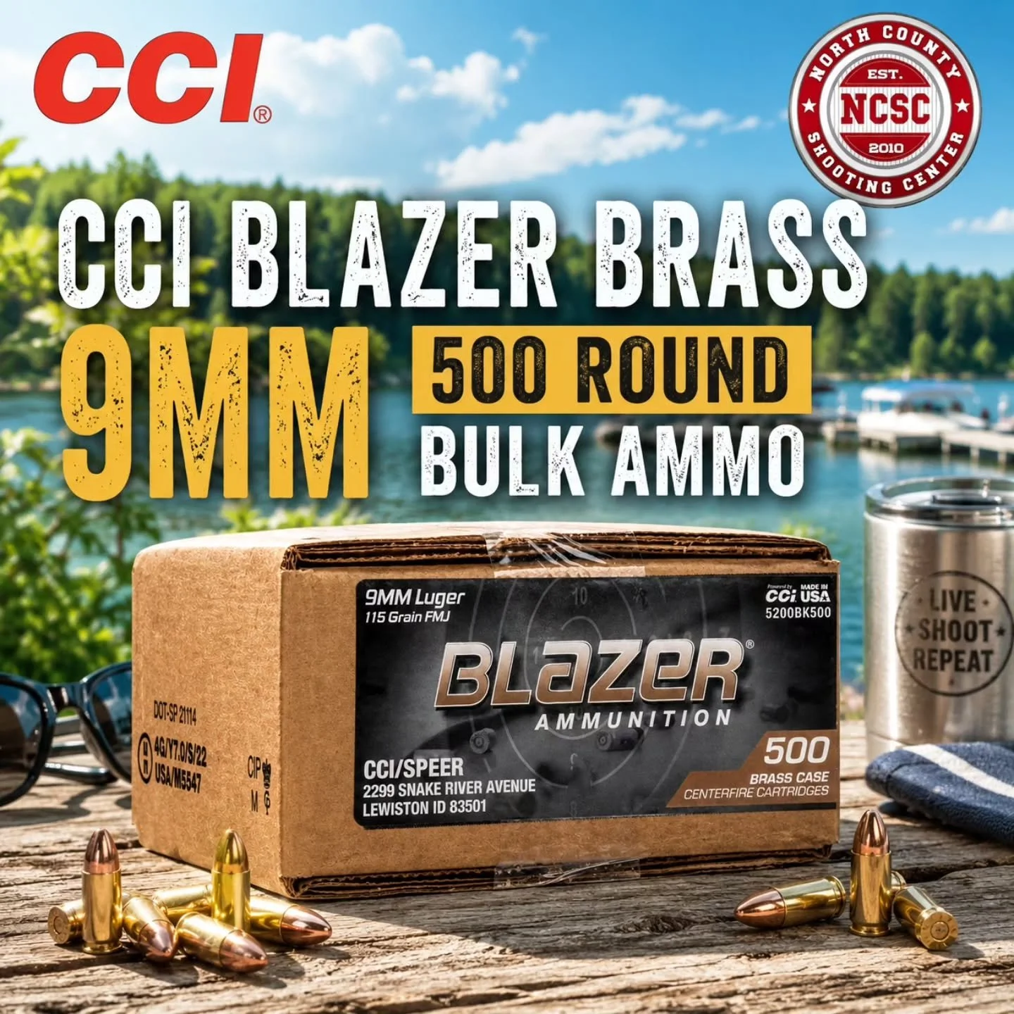 💥 Blazer bulk 9mm range ammo is here!

☎️ 760.798.7300

@cciammunition #9mm #Ammo