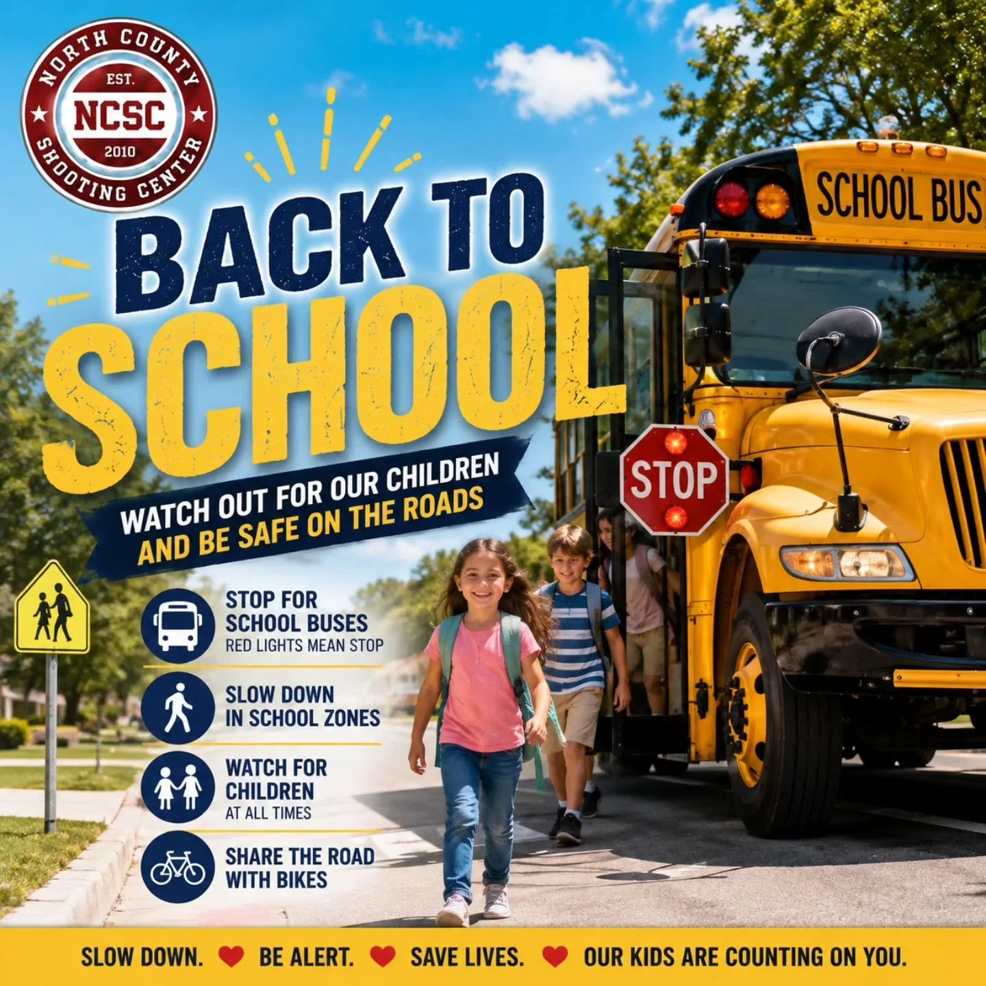 🚸 Just a reminder to be careful out there with all of our kids returning to school. 

#BacktoSchool #Kids #Safety