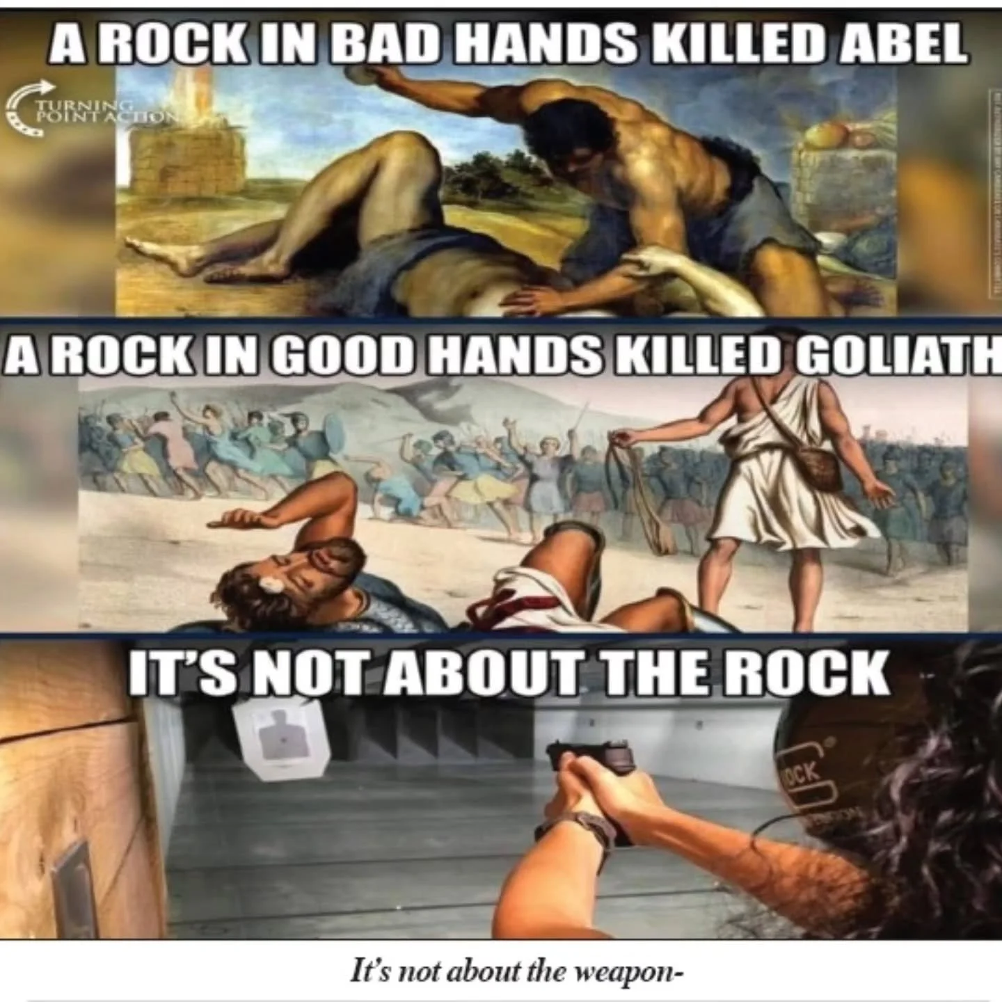 🪨 It's not about the rock. #Truth #Memes