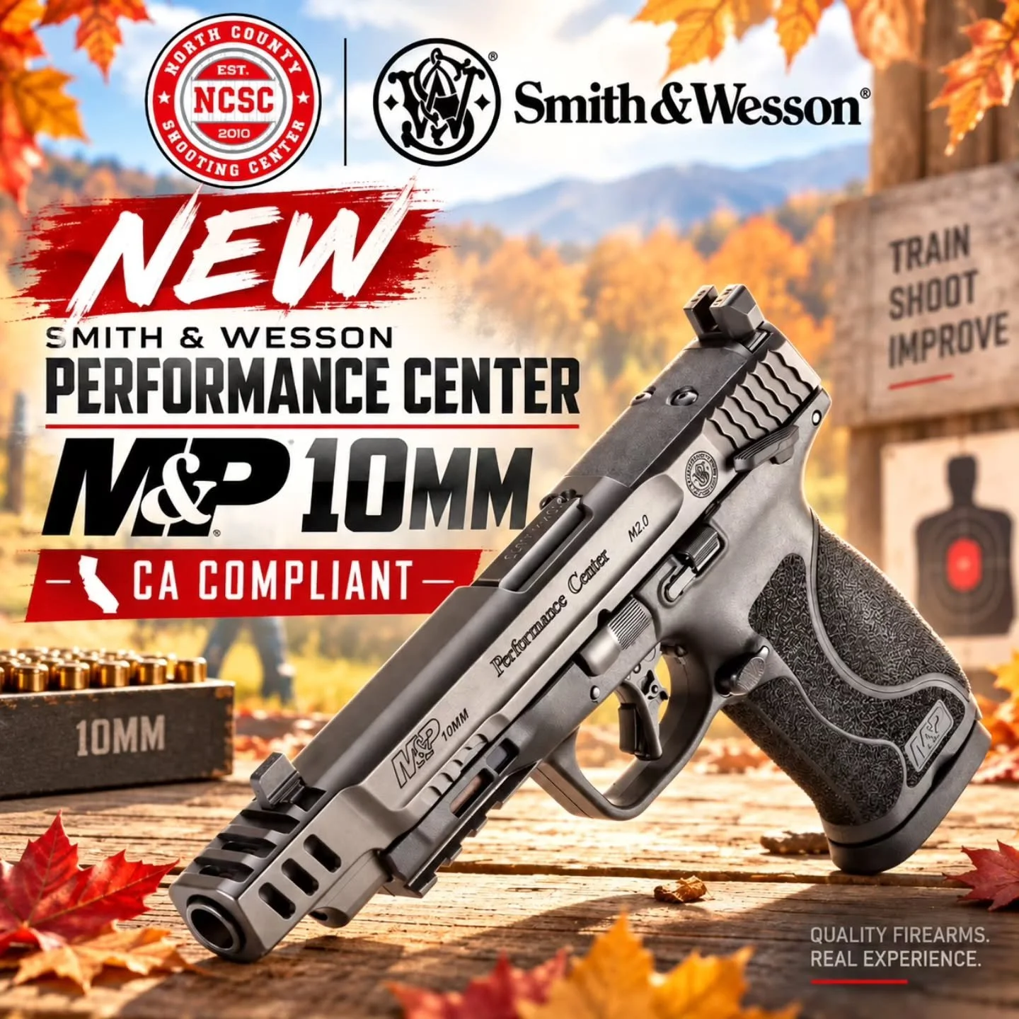 🆕 Smith &amp; Wesson Performance Center M&amp;P 10mm has arrived!

☎️ 760.798.7300

@smithandwessoninc #SmithandWesson #PerformanceCenter