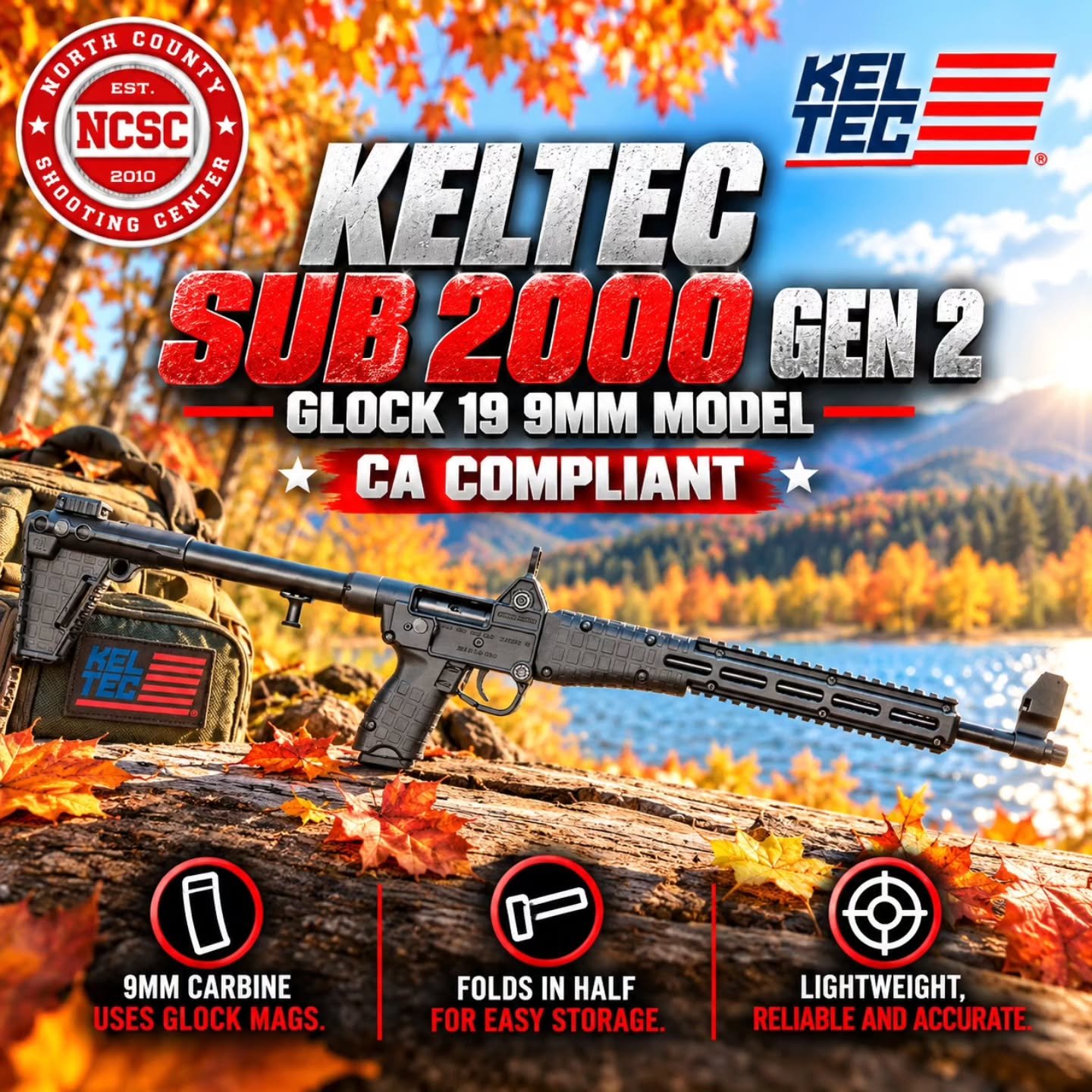 🇺🇸 The KelTec Sub 2000 is such a unique, fun and reliable PCC. 

☎️ 760.798.7300

@keltec.official #KelTec
