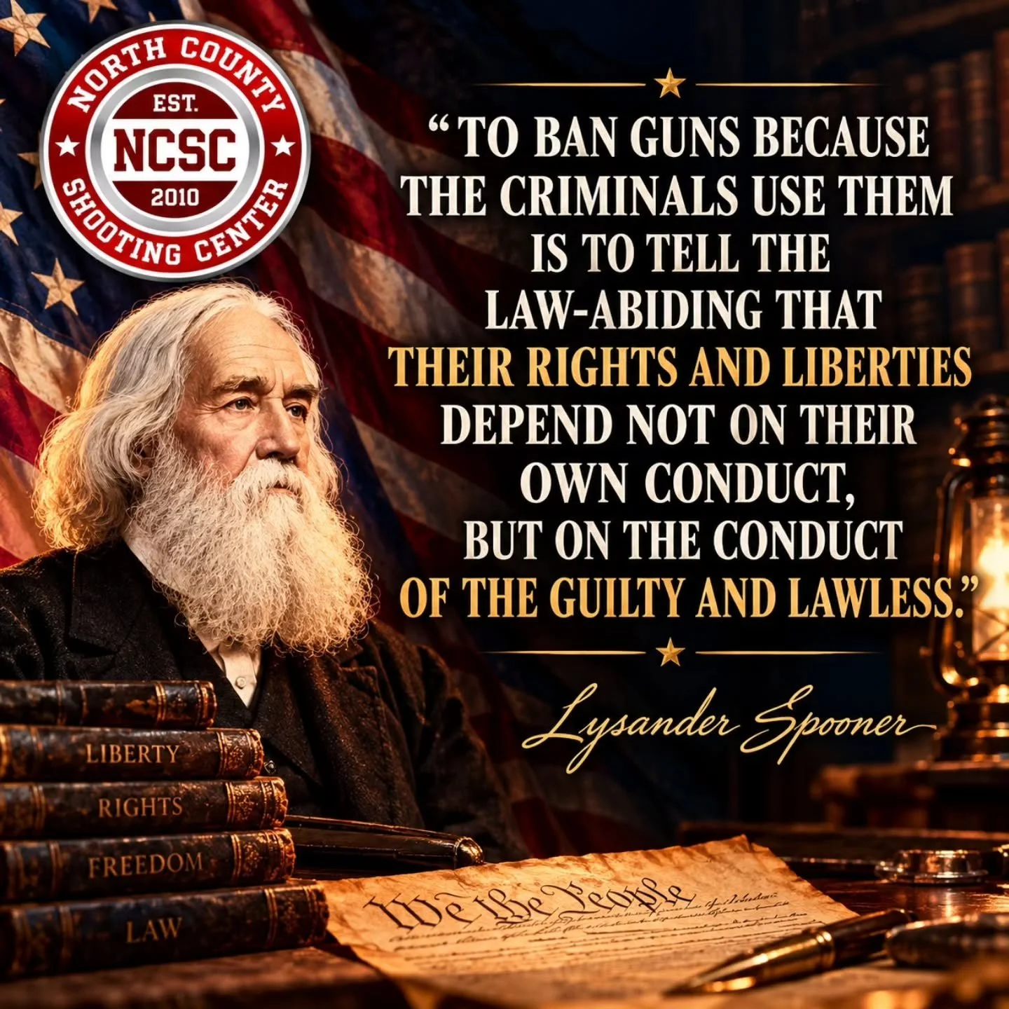 🇺🇸 Great quote from Lysander Spooner. One to remember when voting this November. 

#Quote #Inspiration #2A #Freedom #USA