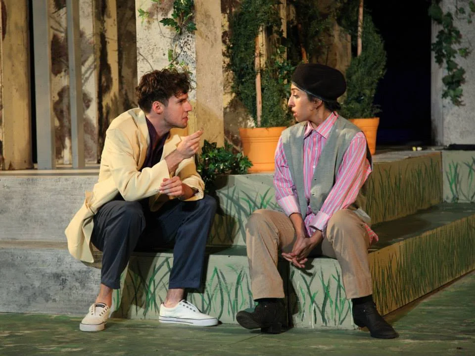 With David Keohane- Two Gentlemen of Verona . Photo by Johnny Knight