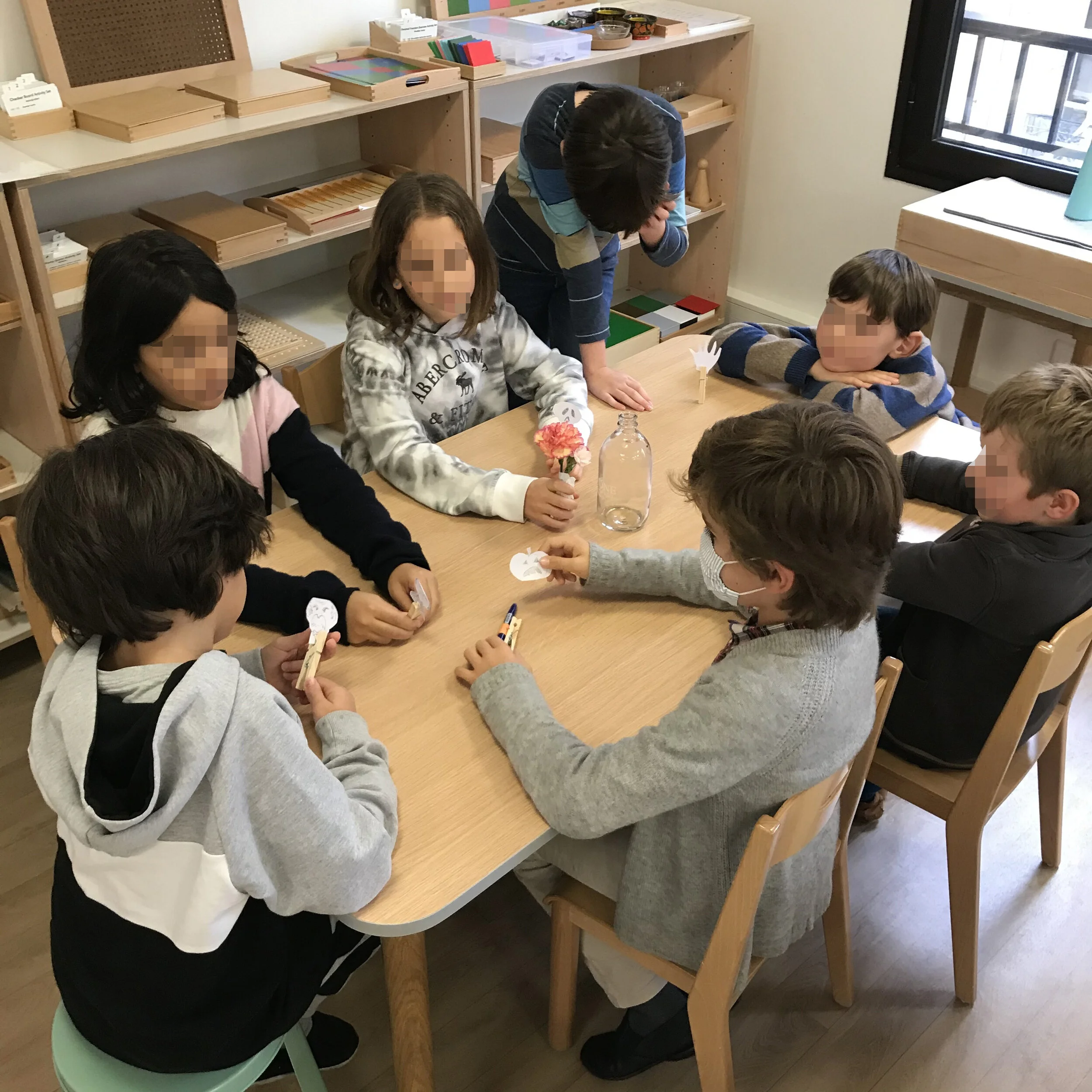 The writers deliberating.