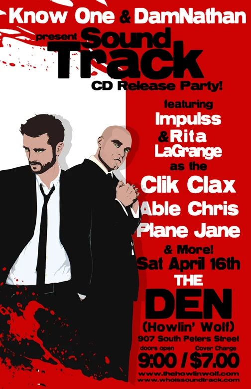 Know One & DamNathan-Sound Track CD Release Party @ The Den