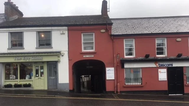 The Chimes entrance from Ballynahinch Street, Hillsborough