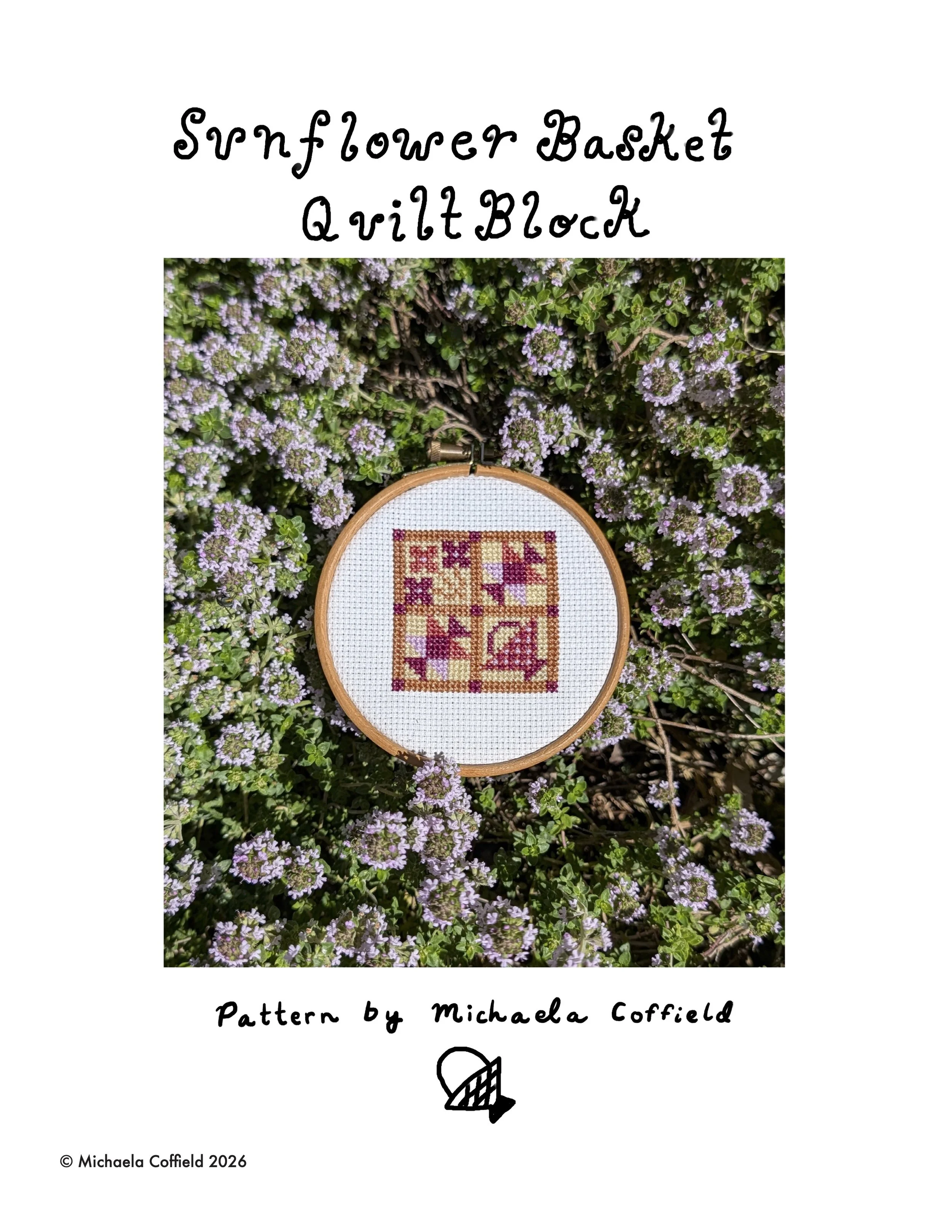 sunflower basket quilt block cover.jpg