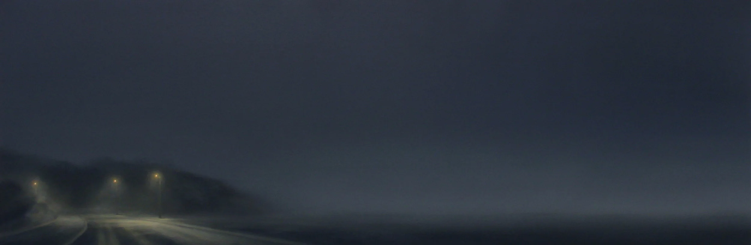 From Nowhere II, oil on canvas, 60x180cm