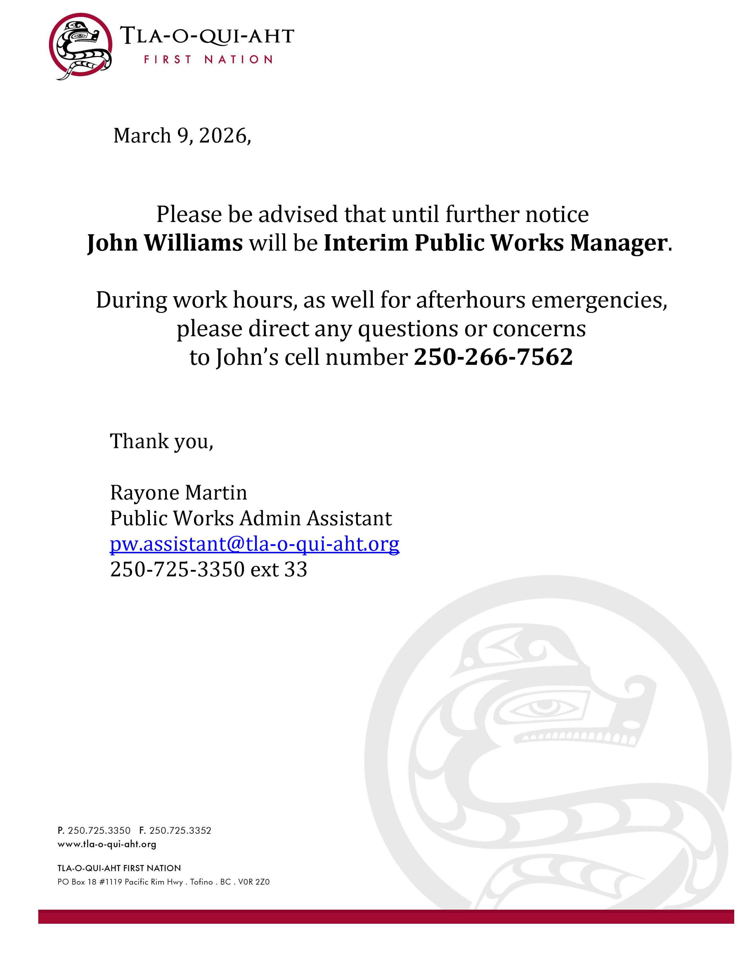 Interim PW Manager March 9, 2026 till further notice.png