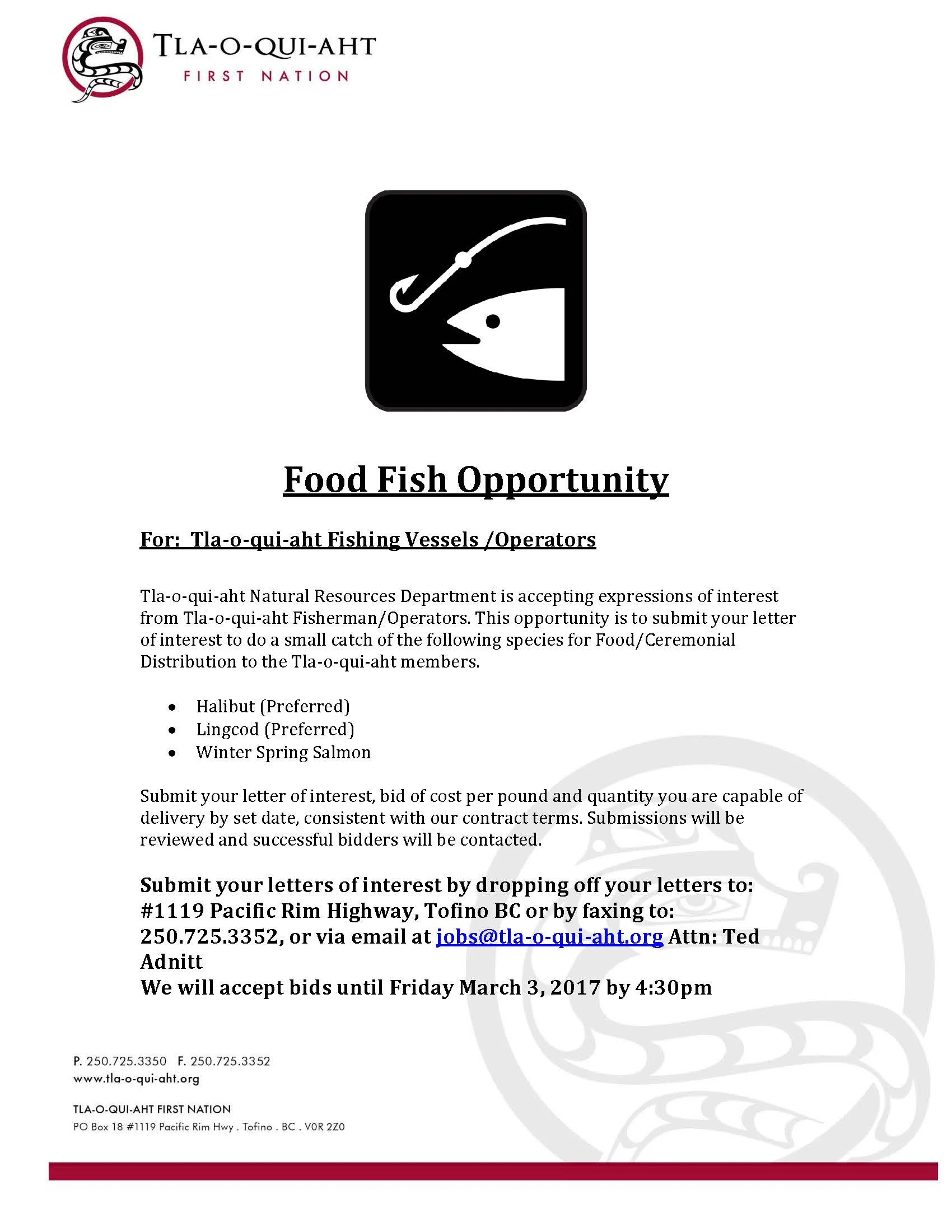 Food Fish Opportunity 