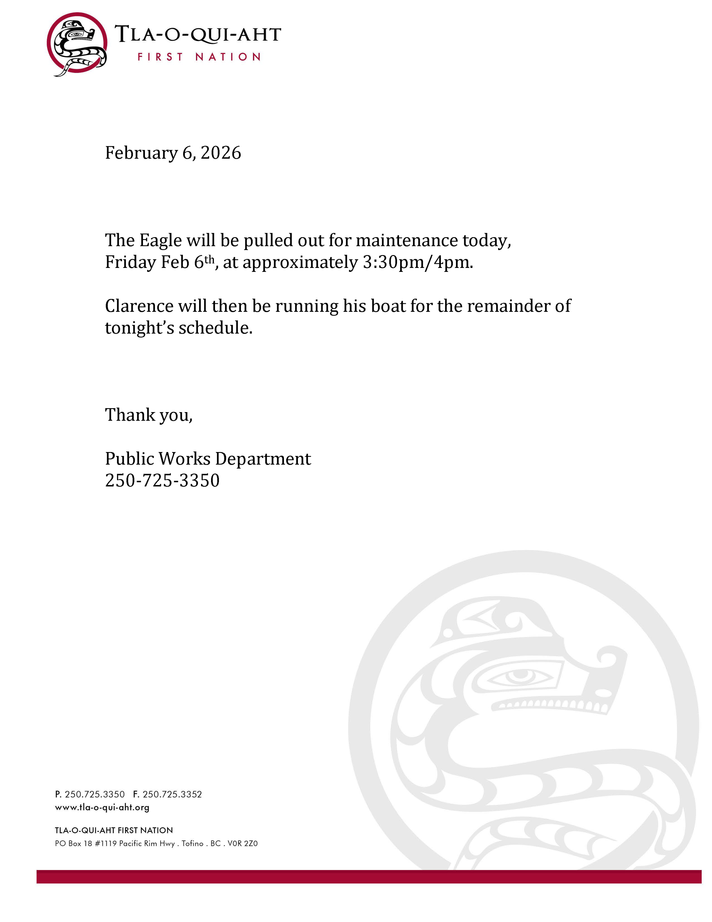 Eagle not in service Feb 6, 2026 after 330pm.png