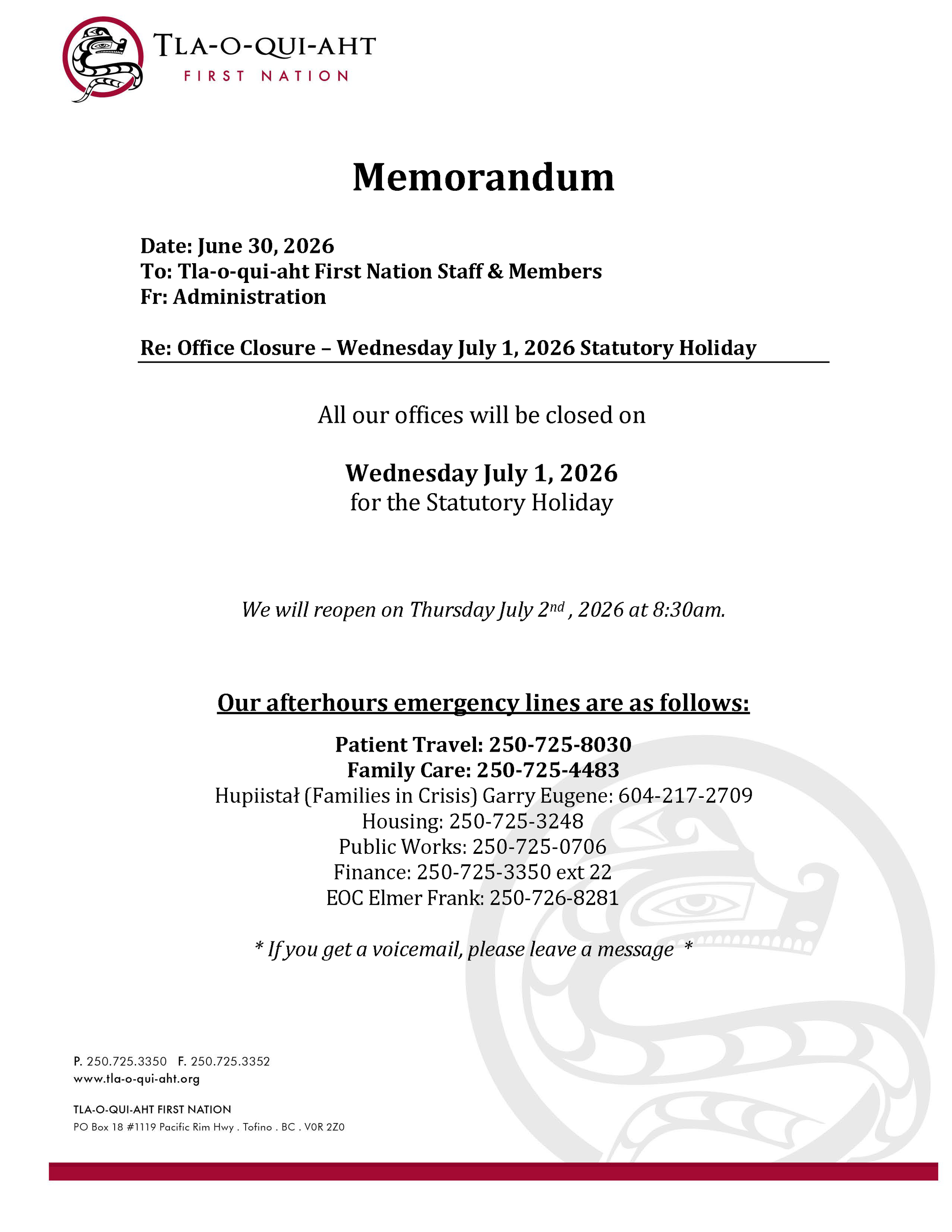 July 1 Statutory Holiday Office Closure 2026.png