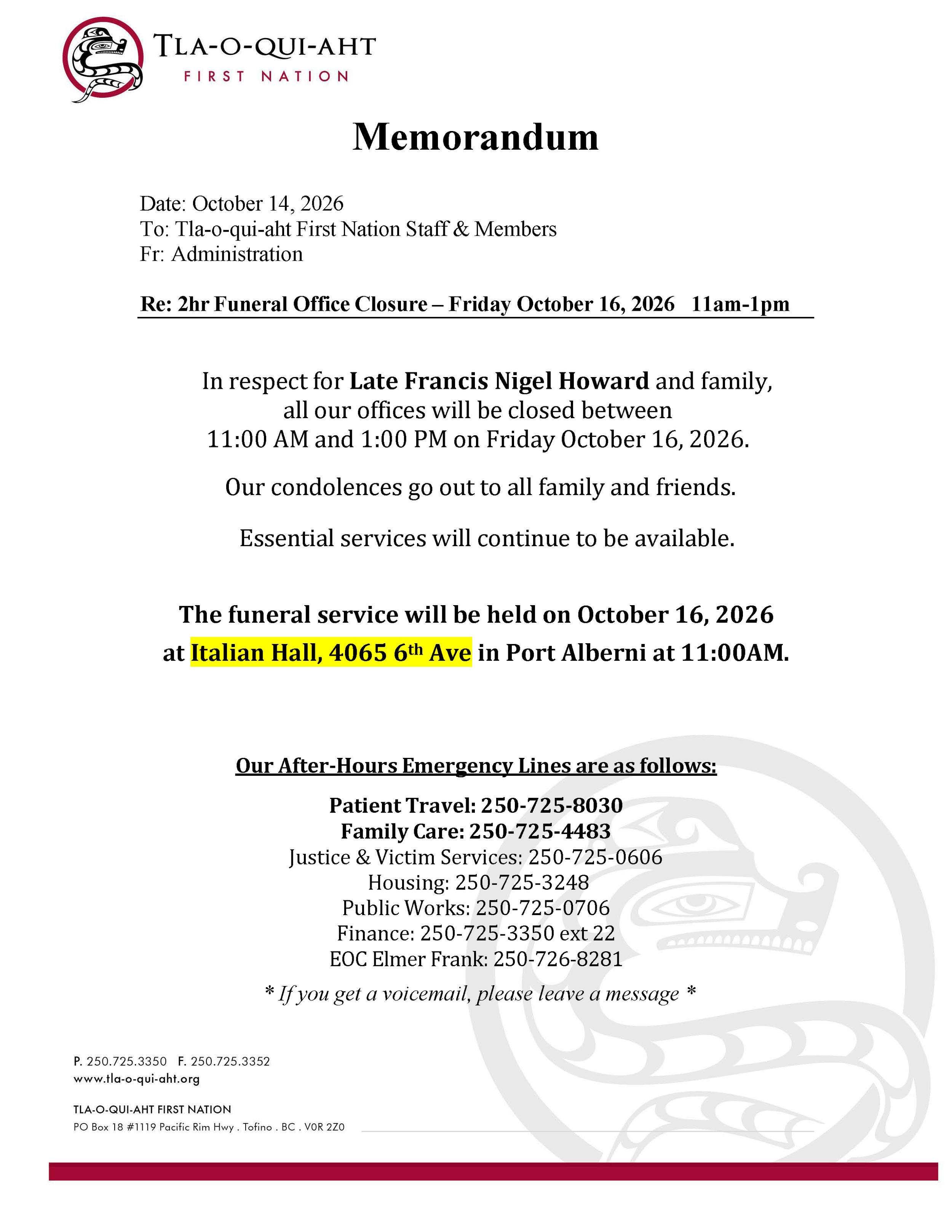 v2 Funeral and Office Closure Late Francis Howard.png