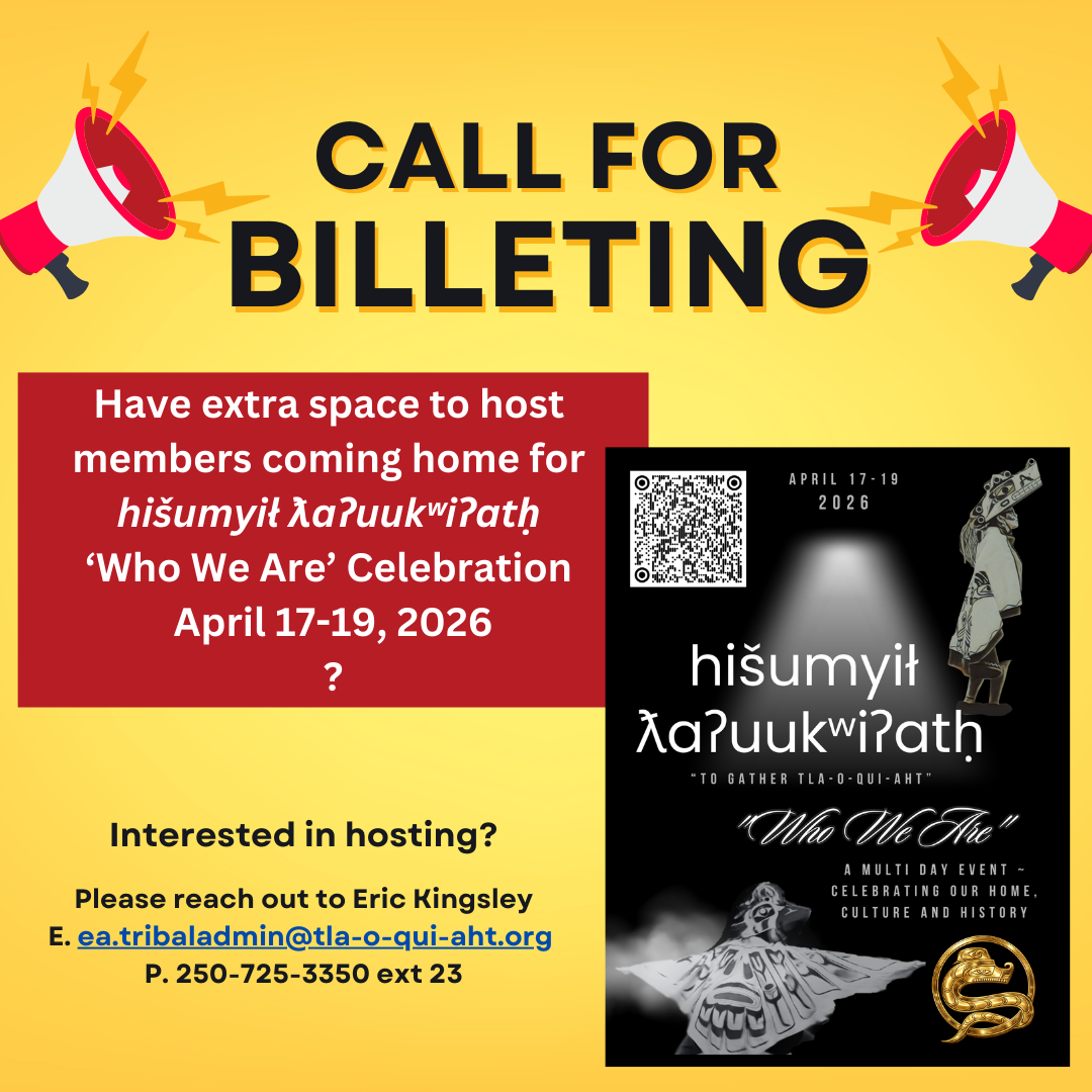 Billeting Call-Out hišumyił ƛaʔuukʷiʔatḥ April Celebration.png