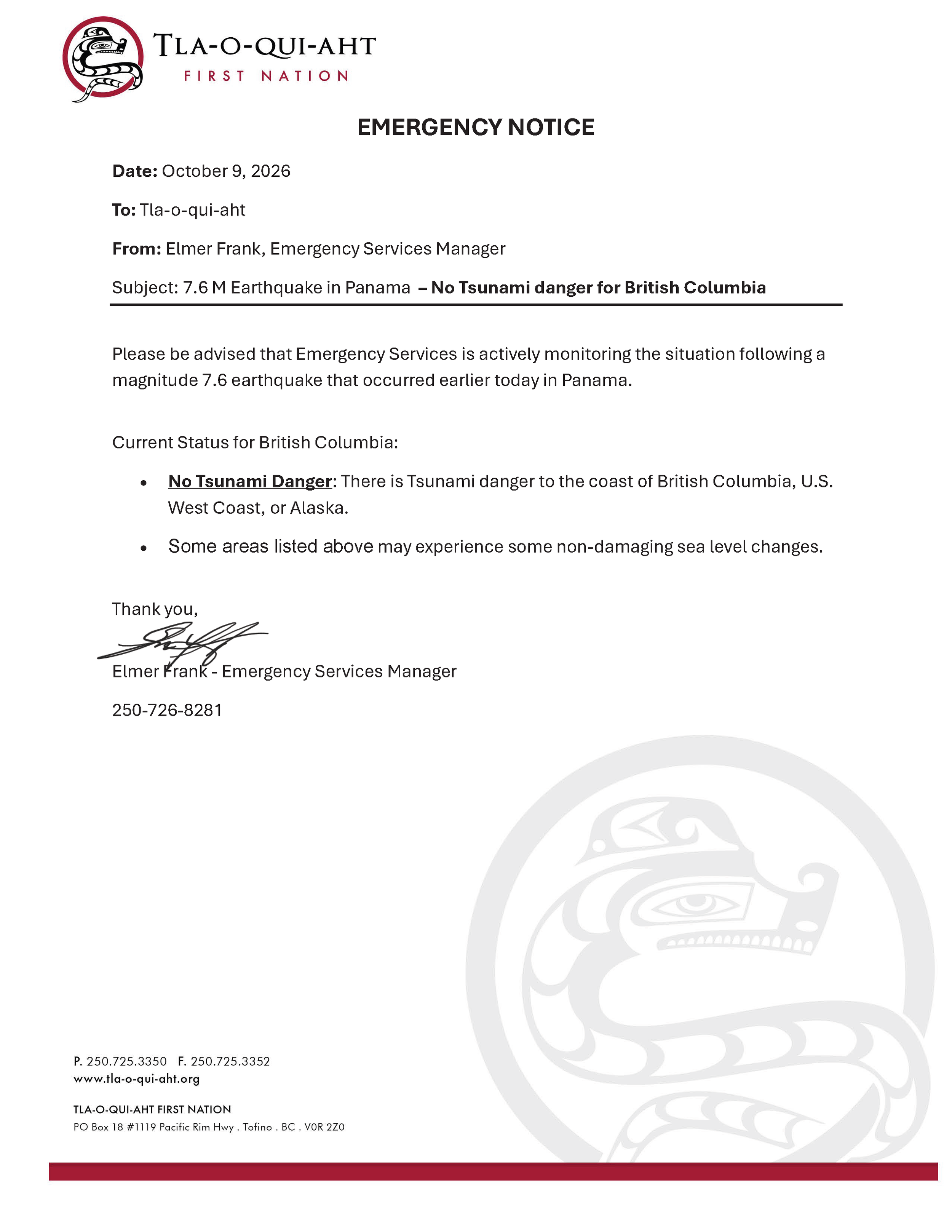 Earthquake Info - No Tsunami Threat Oct 9, 2026.png
