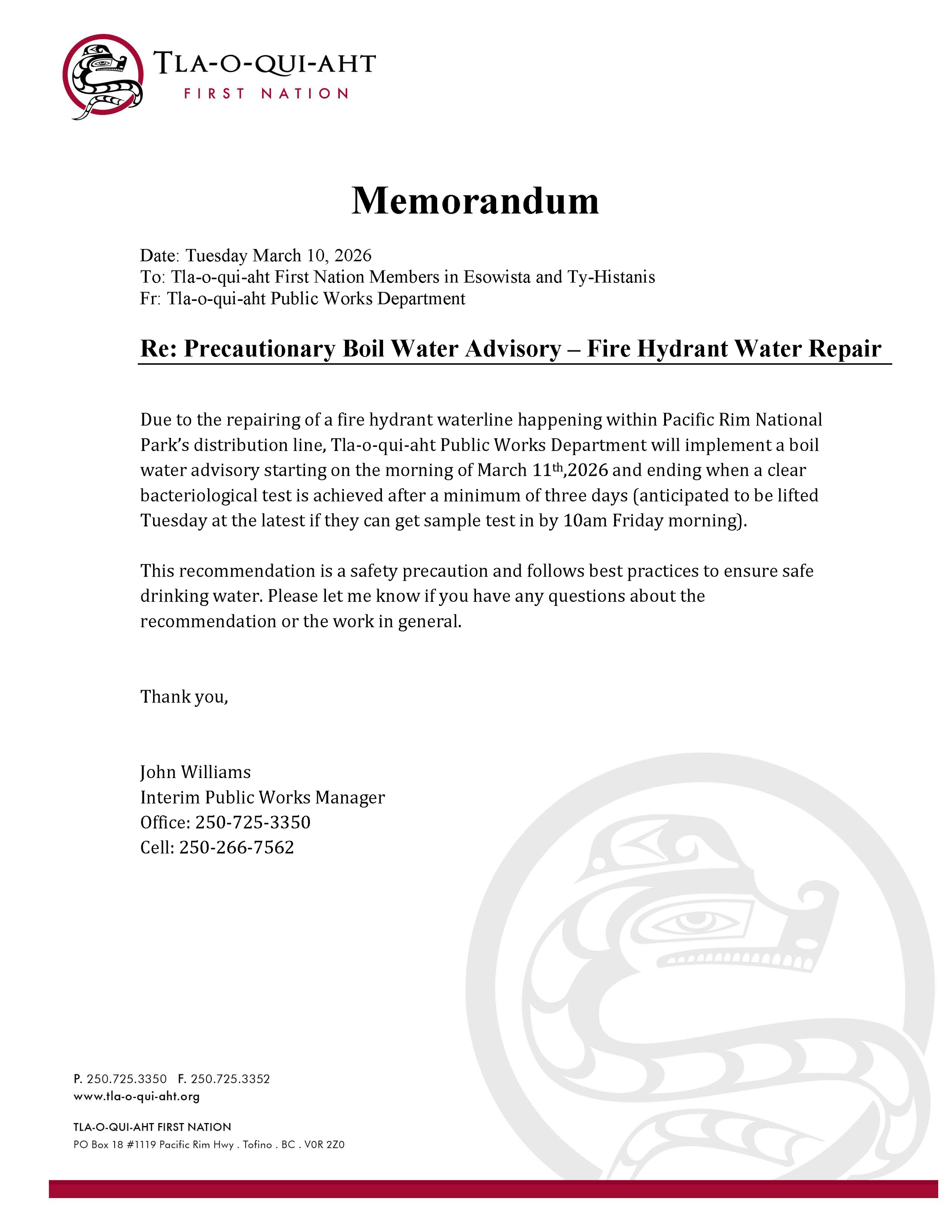 Precautionary Boil Water Advisory starting March 11, 2026.png