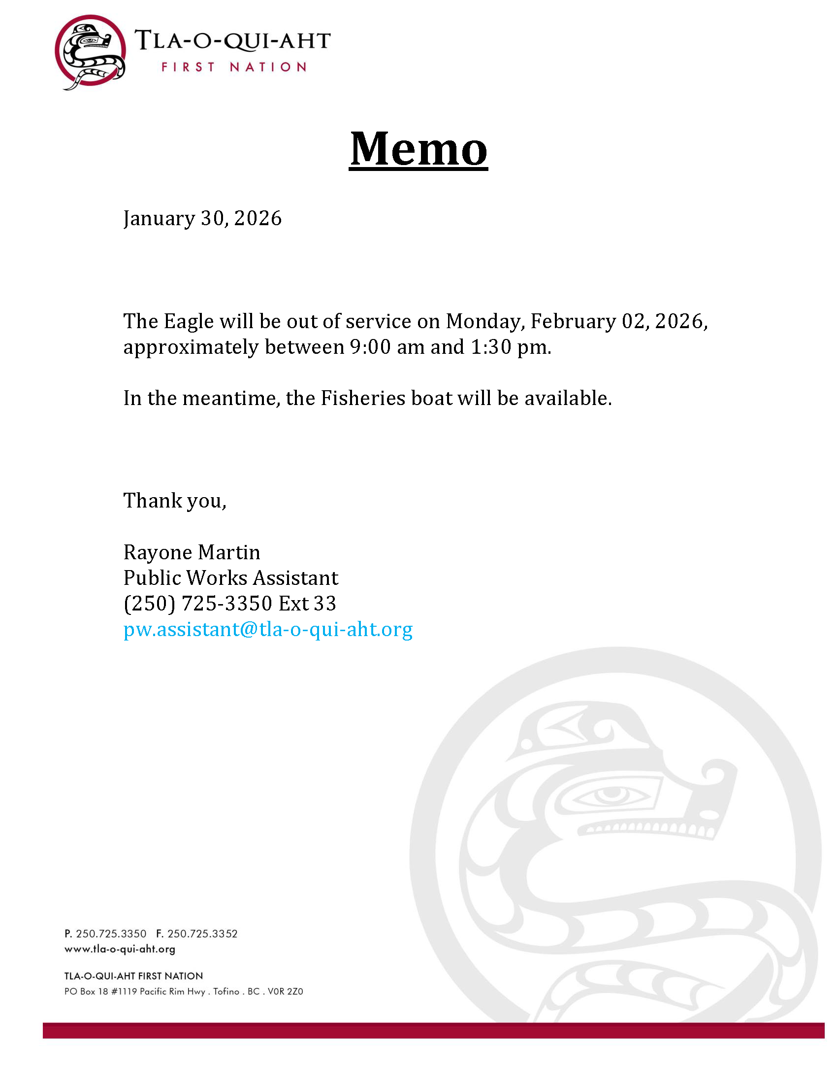 Eagle out of service January 30, 2025.png