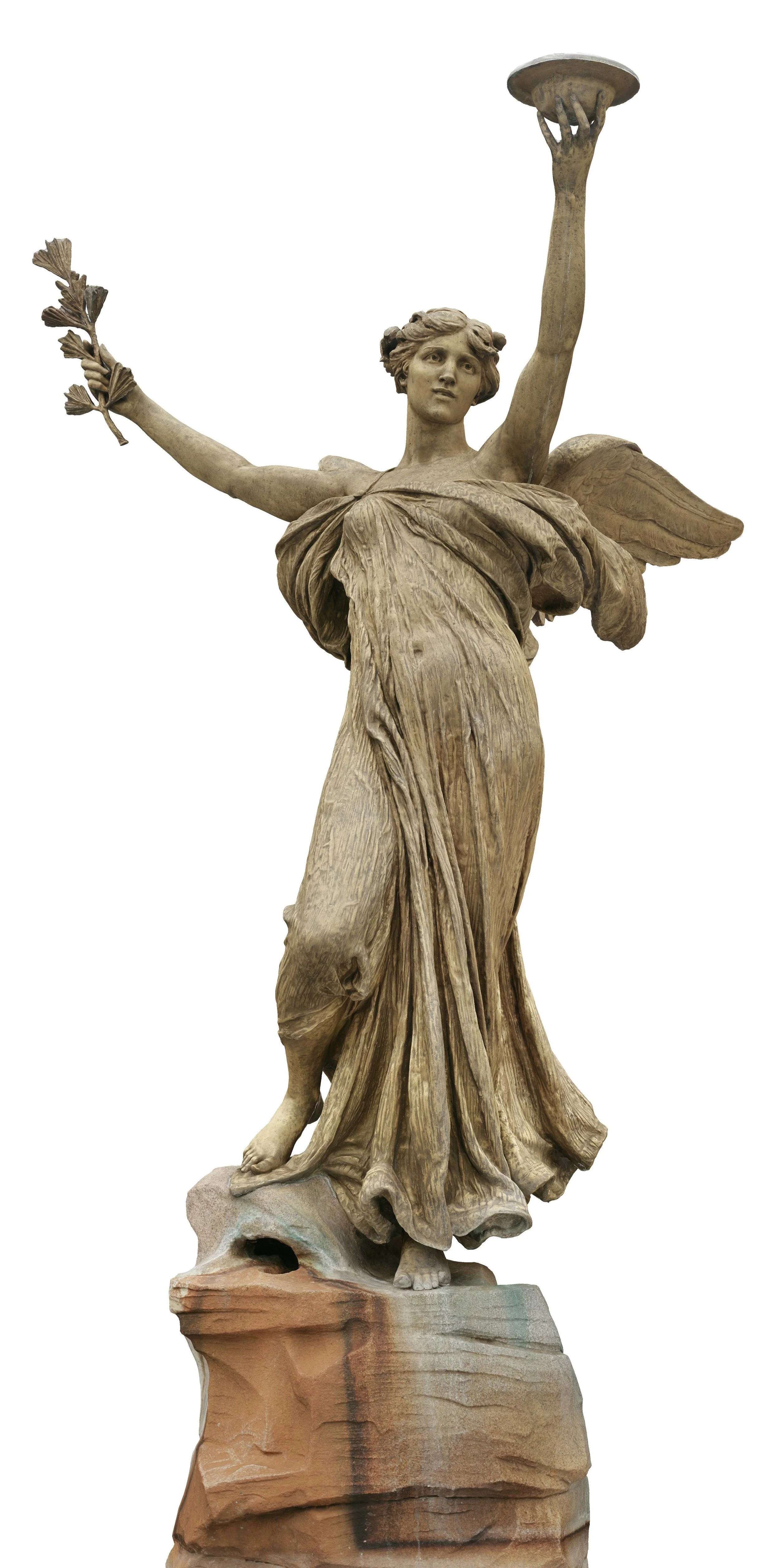 This rendering of the digital 3D model of the Spirit of Life sculpture shows the level of detail possible.