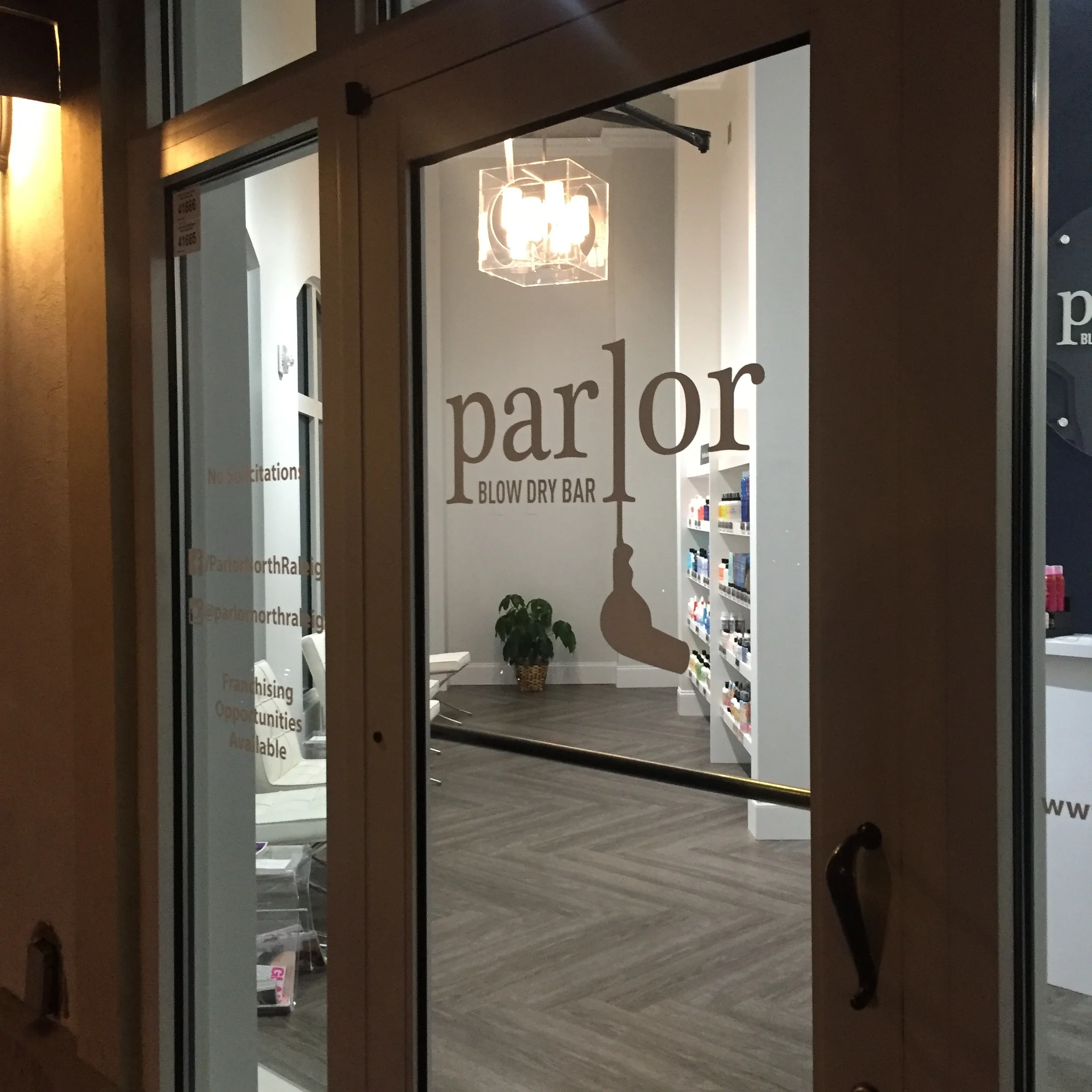 Parlor Dry Bar located in Lafayette Village