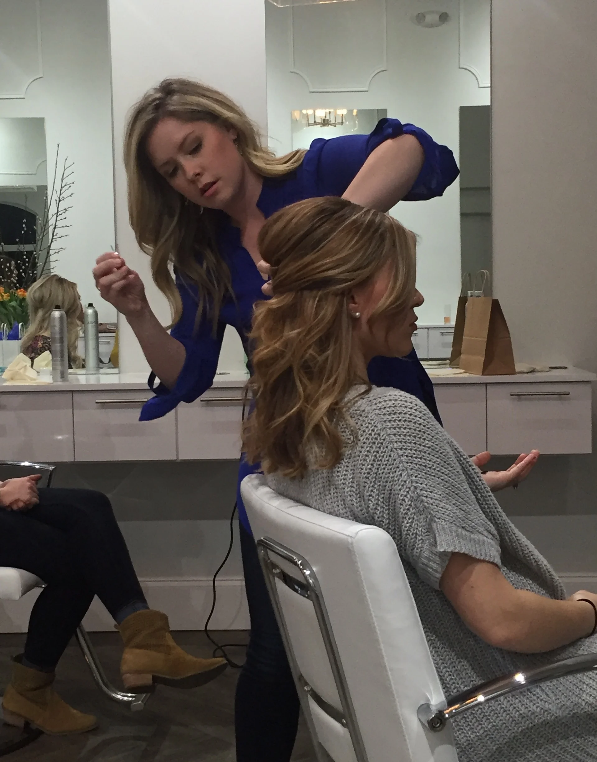 Kate with one of her gorgeous models, Jamie.