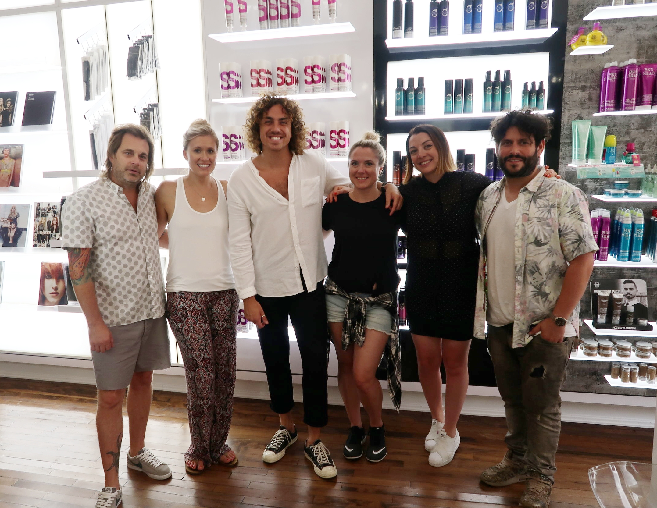 Roby Powers, Jamie, Philip Downing, Shana, Renee Valerie and Brian Adelman