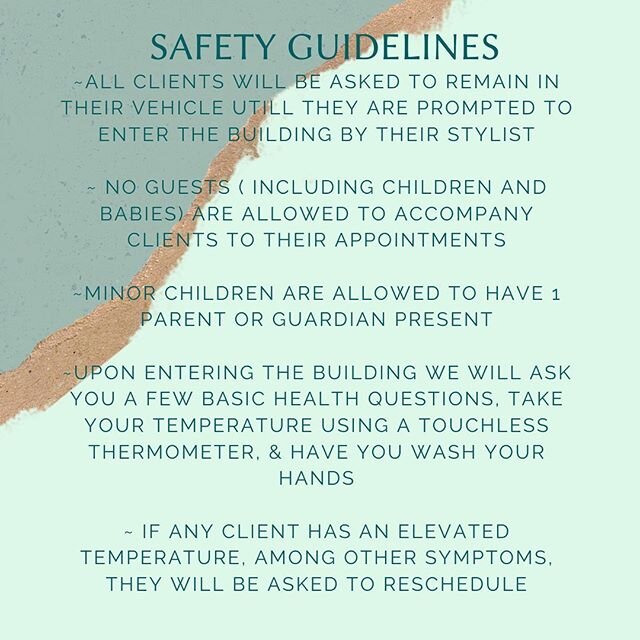 ✨ Updated Safety Guidelines✨