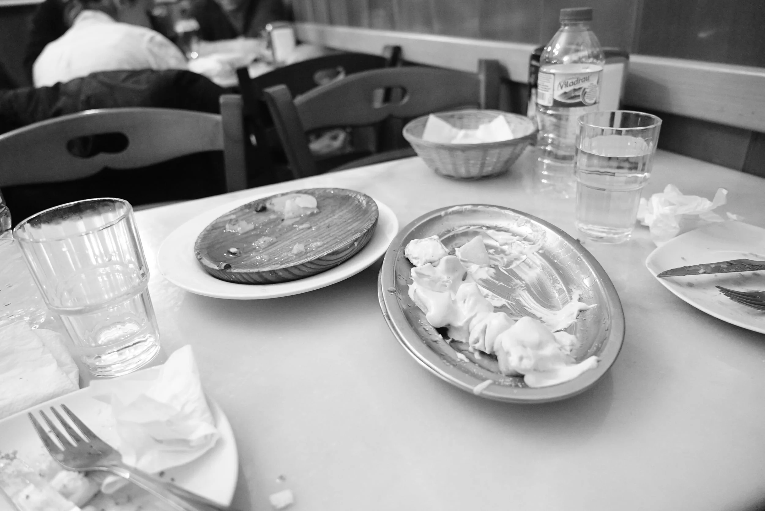 Empty plates at Taverna Iberia.jpg