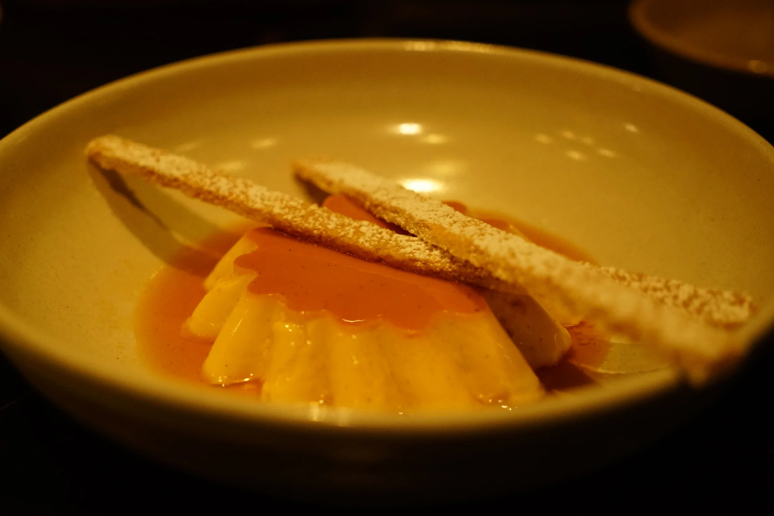 Dulce de leche creme caramel.