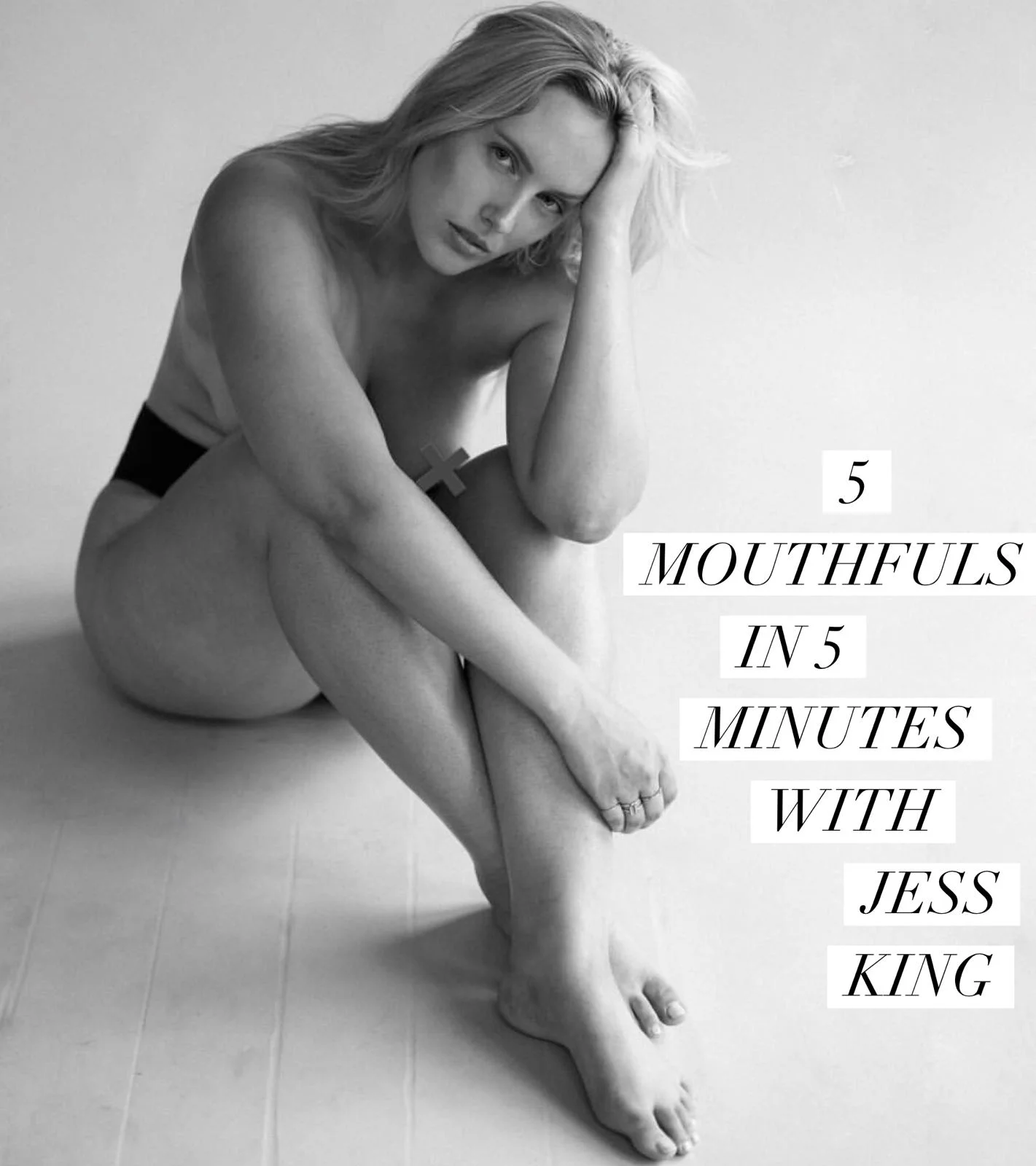 Jess king fake boobs.