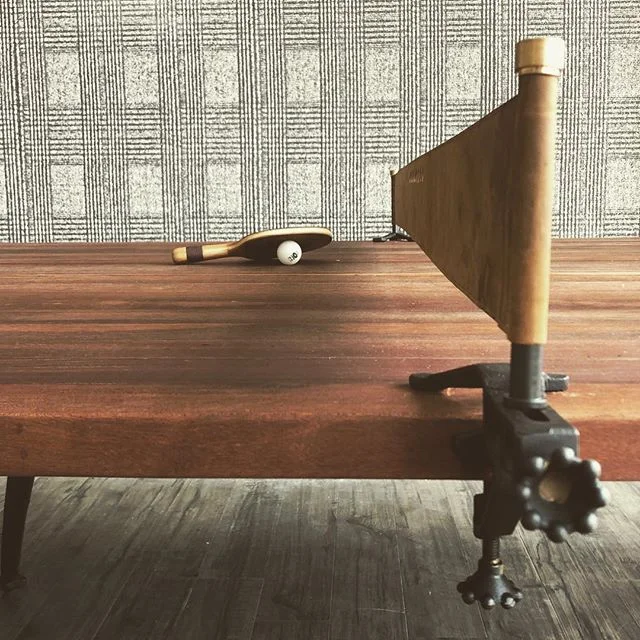 The beauty is in the details! Now who is ready for a game of ping pong?

#interiordesign #interiors #plaid #wallcovering #charlotteinteriordesign